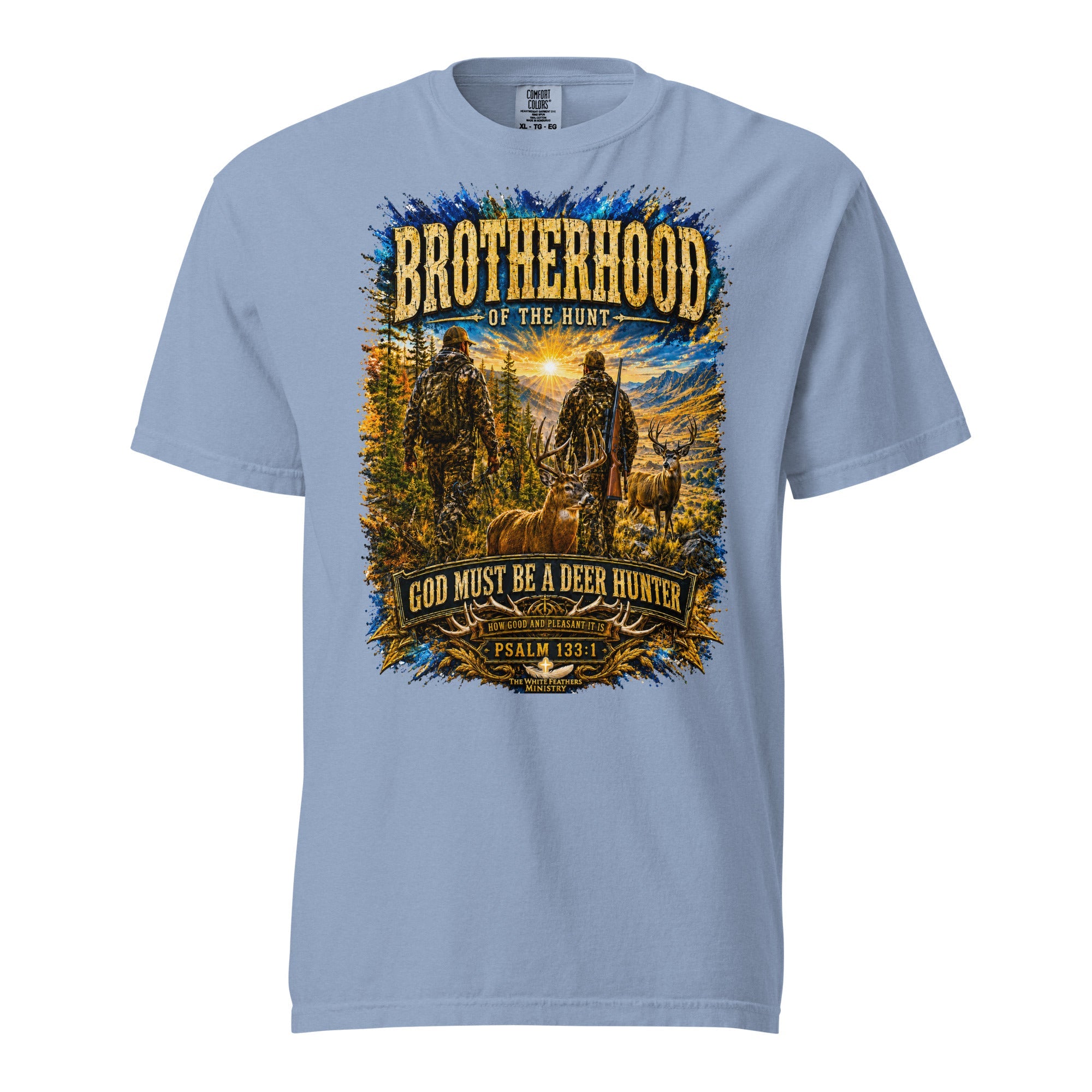 Brotherhood of the Hunt Unisex T-Shirt - The White Feathers Ministry