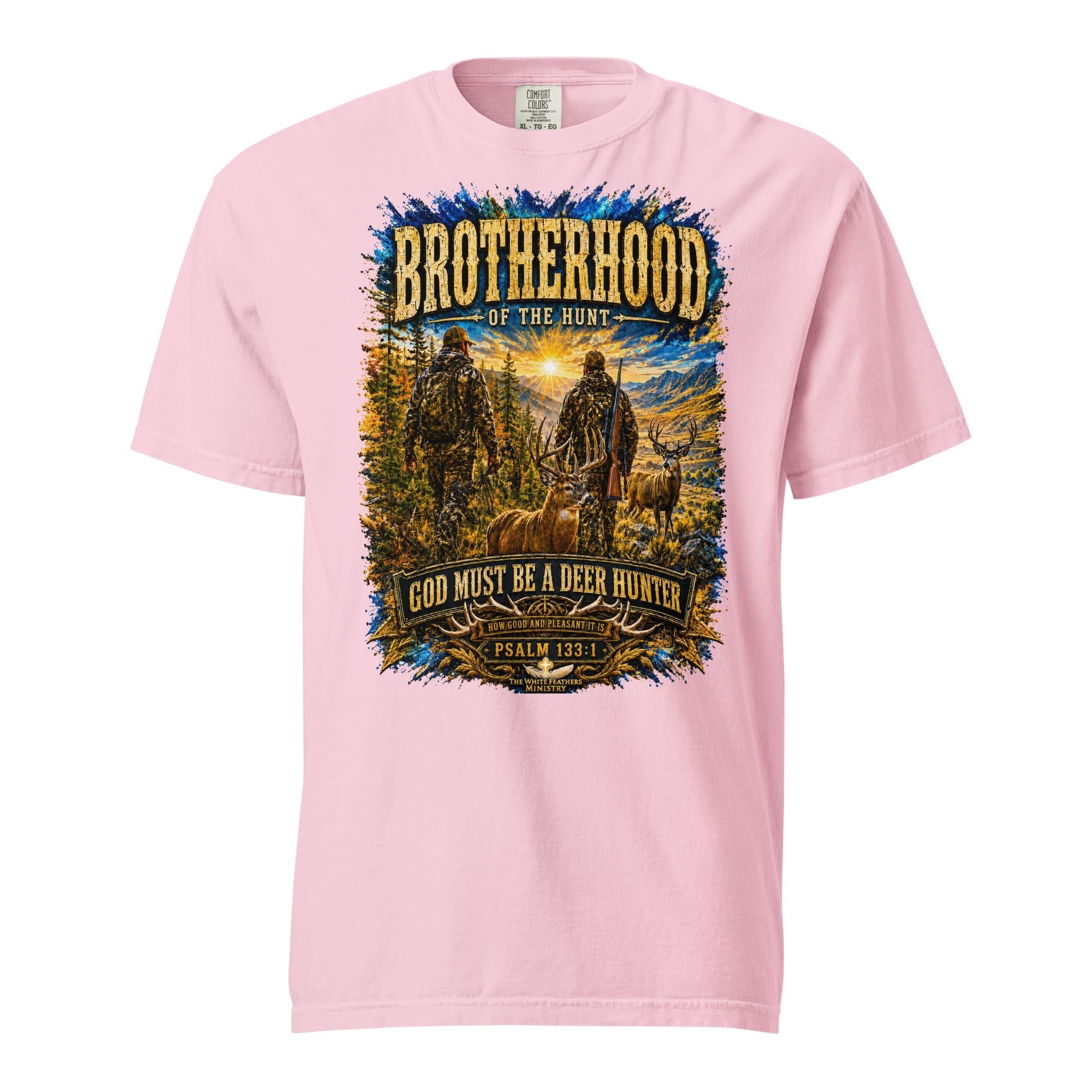 Brotherhood of the Hunt Unisex T-Shirt - The White Feathers Ministry