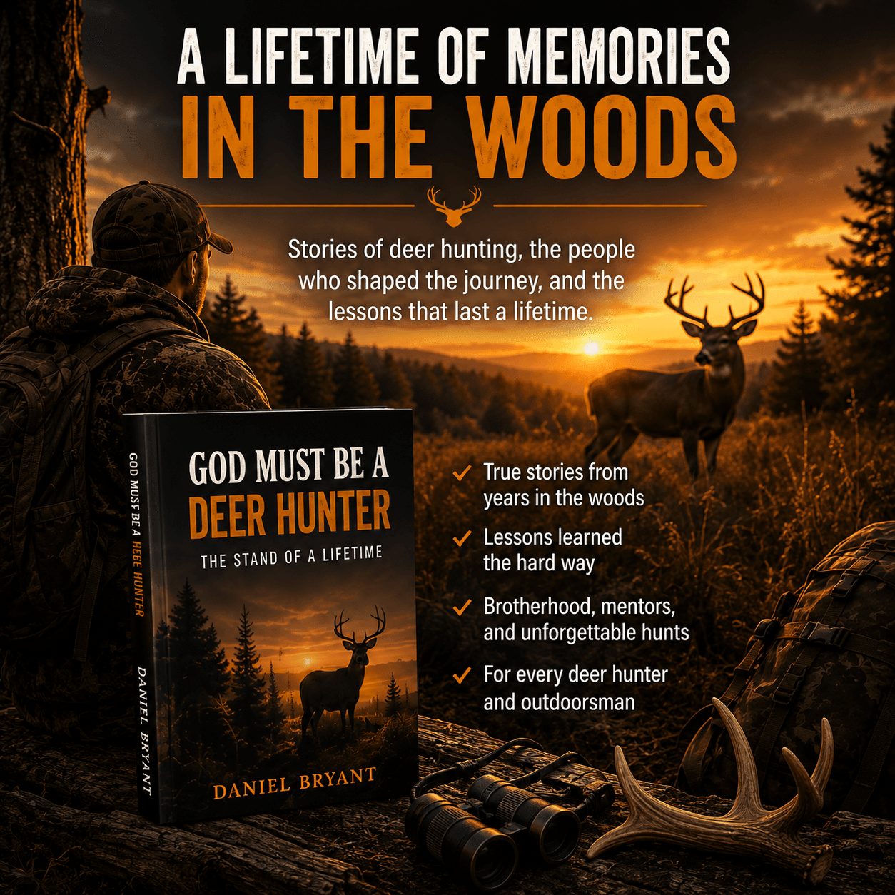 God Must Be a Deer Hunter | Book | Faith | Deer Hunting - The White Feathers Ministry
