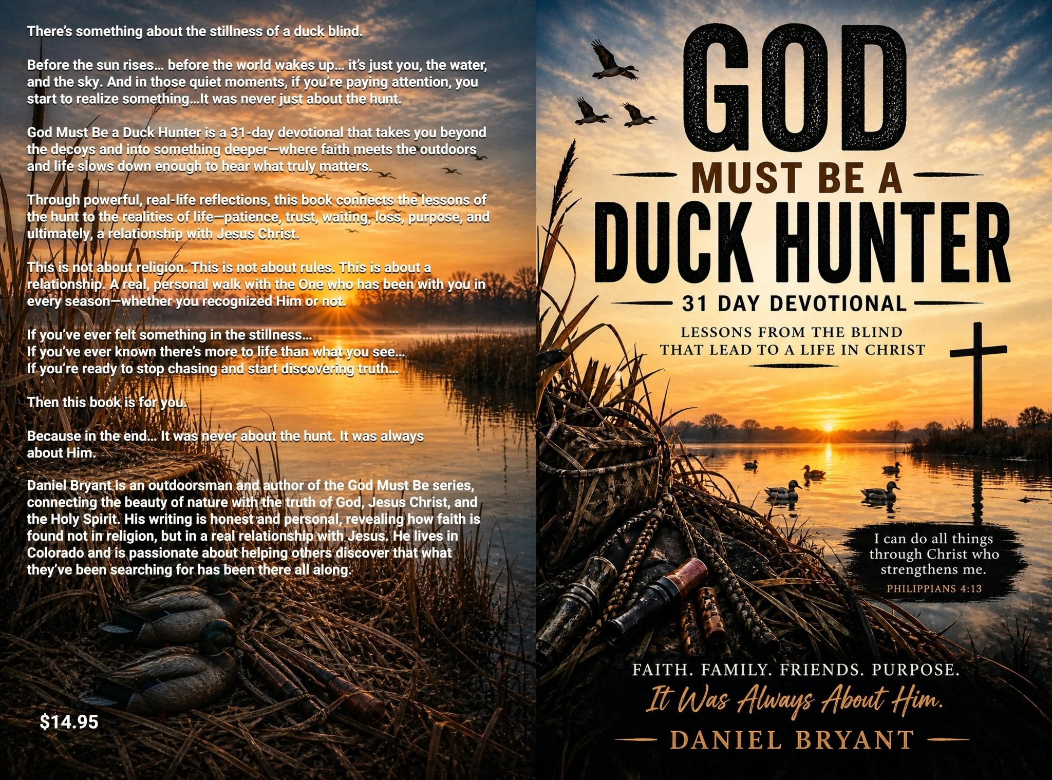 God Must Be a Duck Hunter Daily Devotional | 31 Day Devotional | Book - The White Feathers Ministry