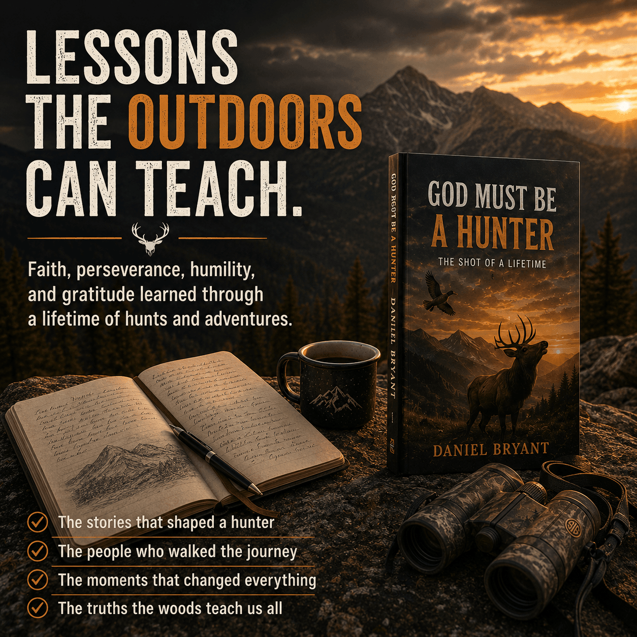 God Must Be a Hunter | Book | Faith | Hunting - The White Feathers Ministry