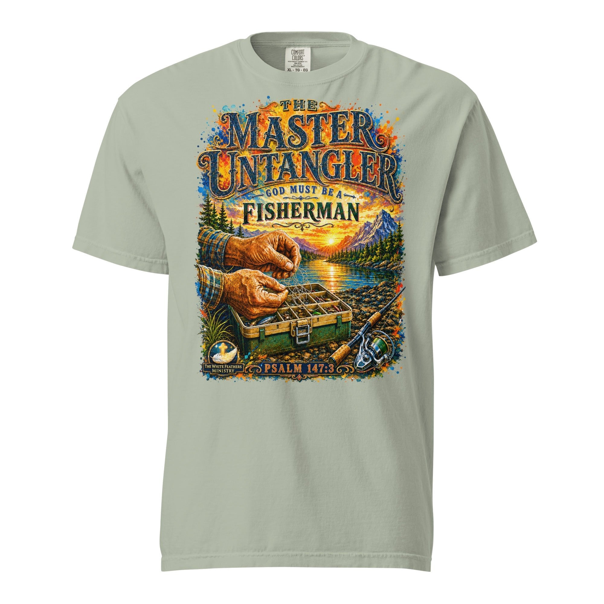 Master Untangler Fishing Unisex T-Shirt - The White Feathers Ministry