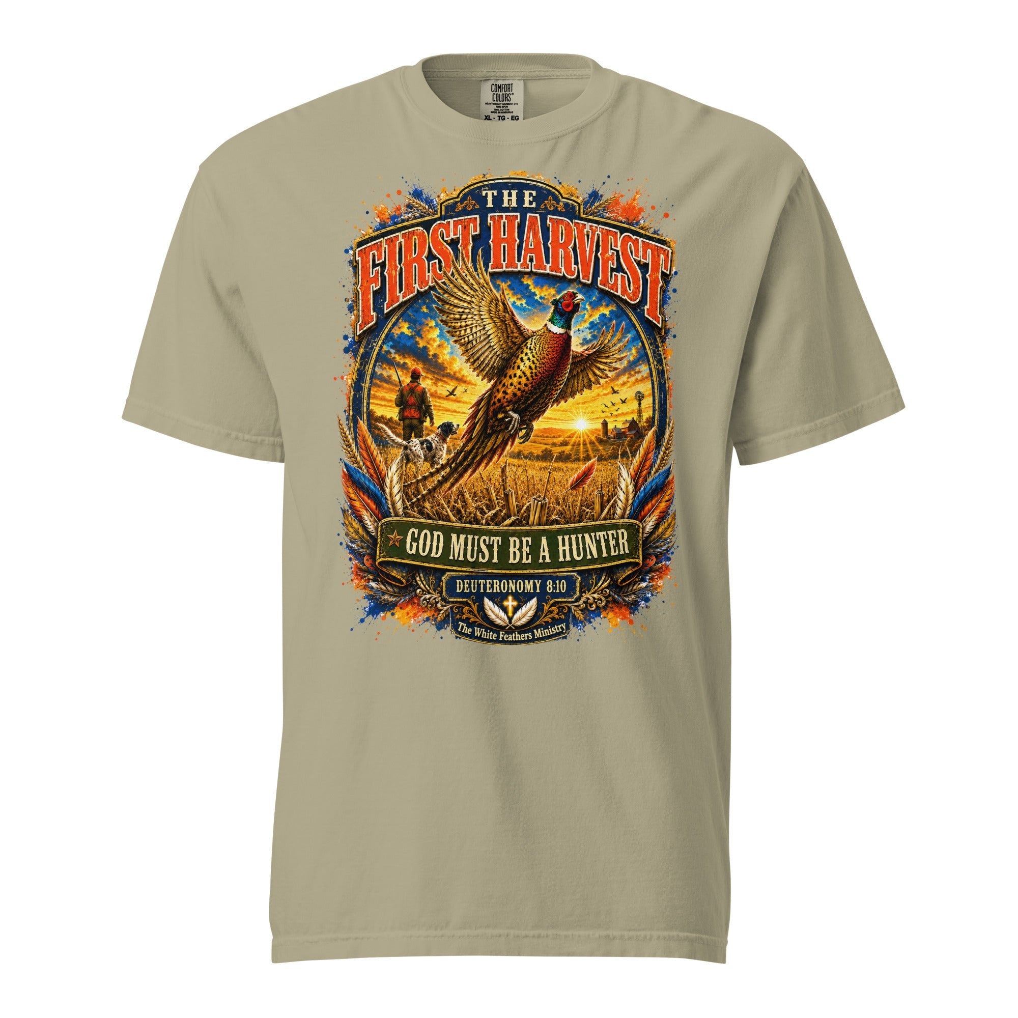 The First Harvest Hunting Unisex T-Shirt - The White Feathers Ministry