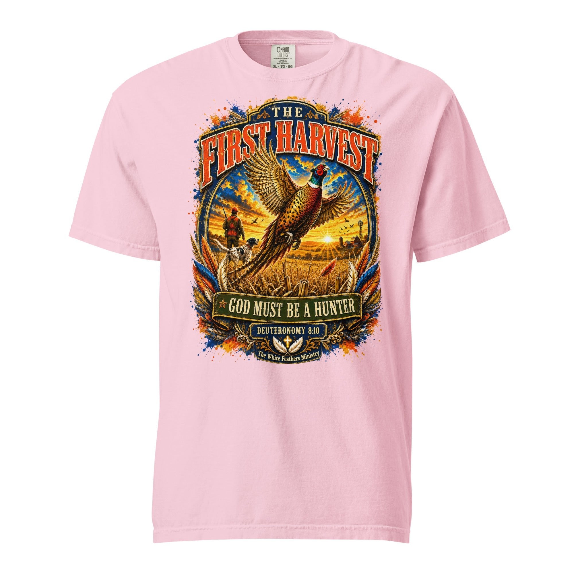 The First Harvest Hunting Unisex T-Shirt - The White Feathers Ministry