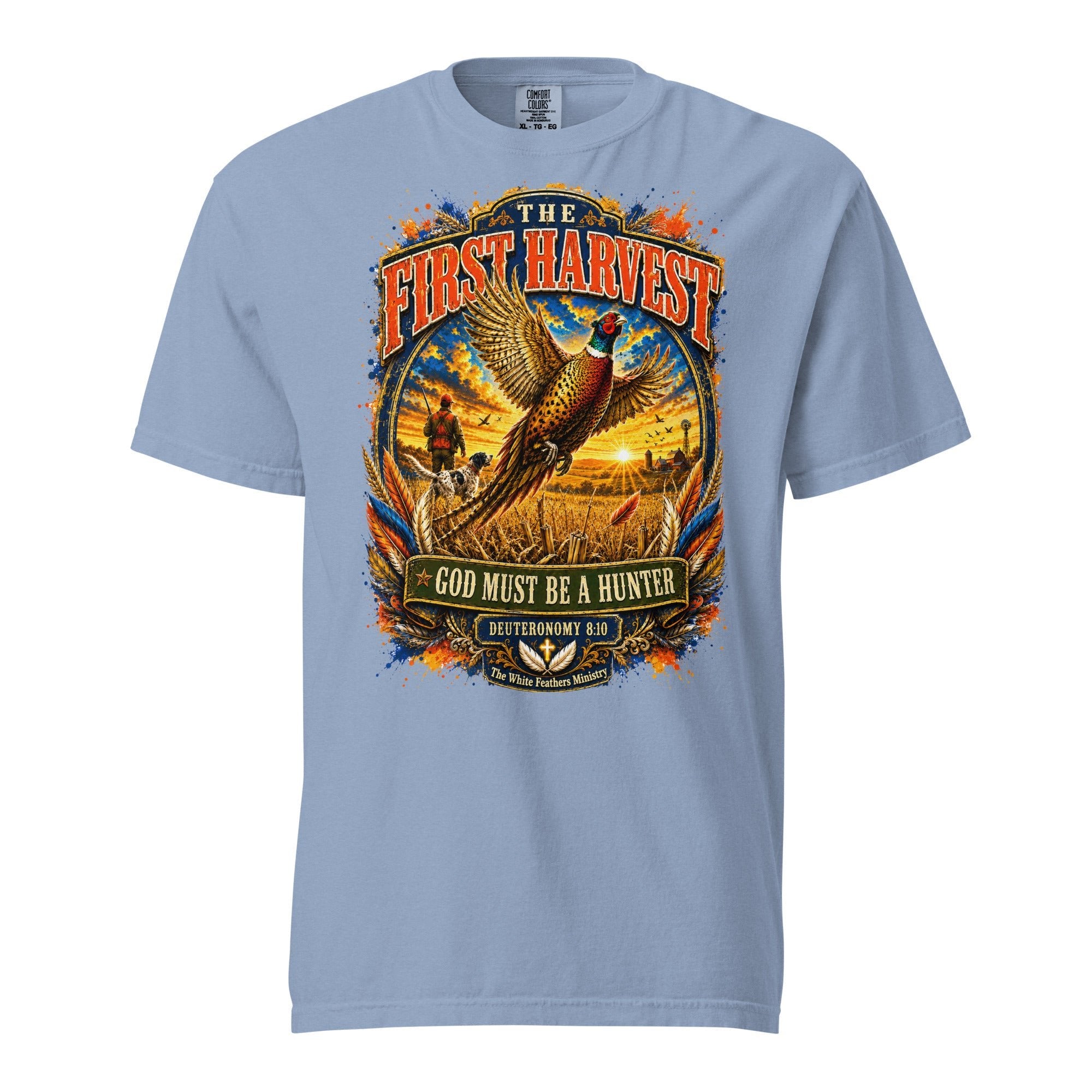 The First Harvest Hunting Unisex T-Shirt - The White Feathers Ministry