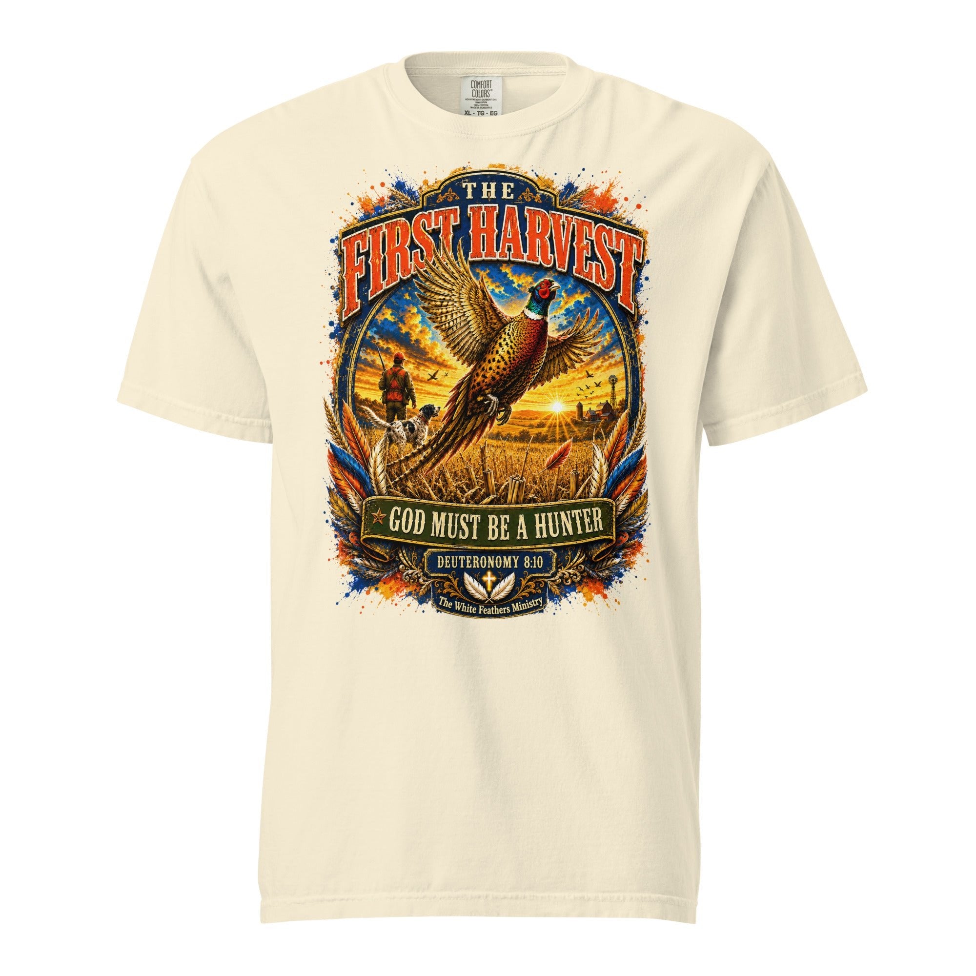 The First Harvest Hunting Unisex T-Shirt - The White Feathers Ministry