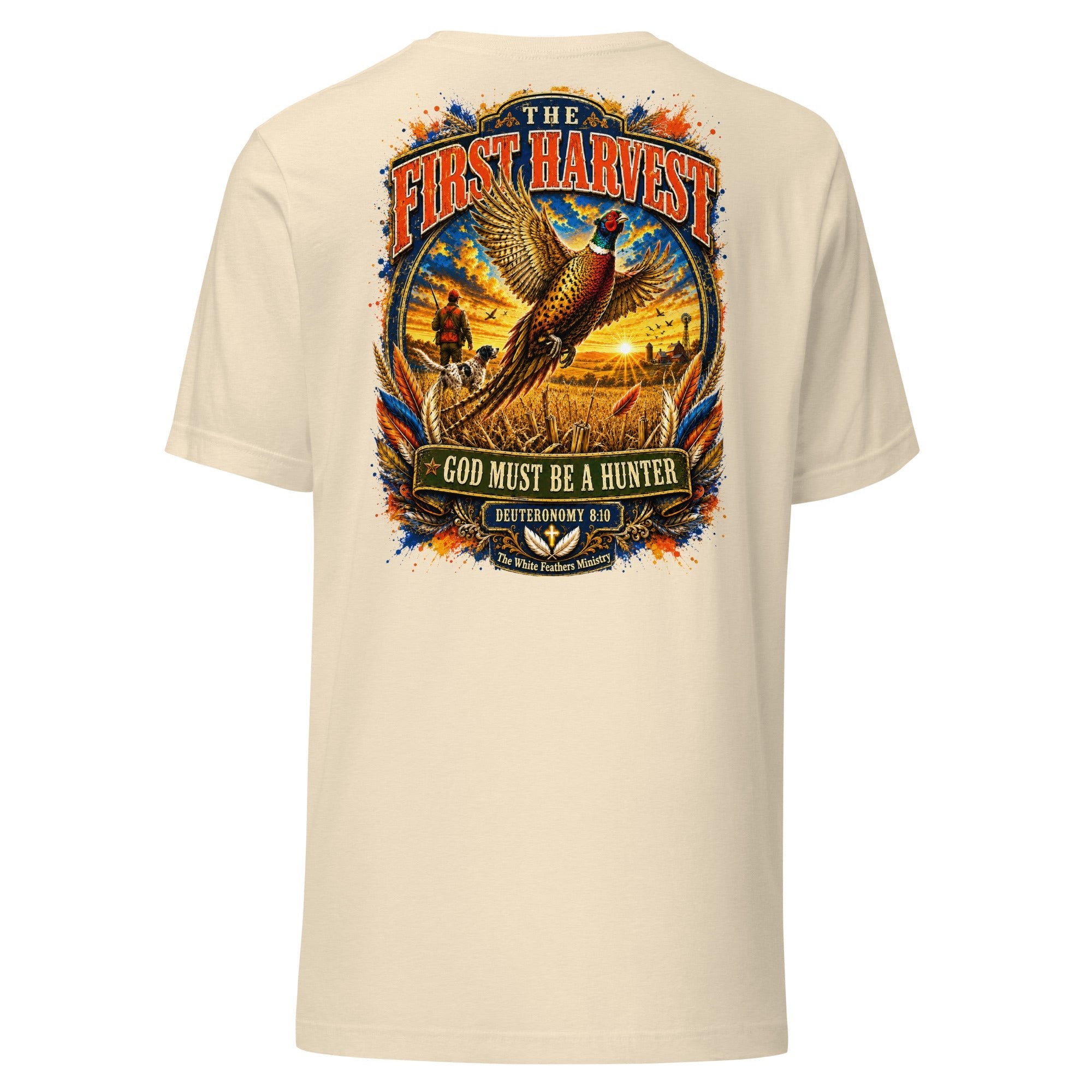 The First Harvest Unisex T-Shirt - The White Feathers Ministry
