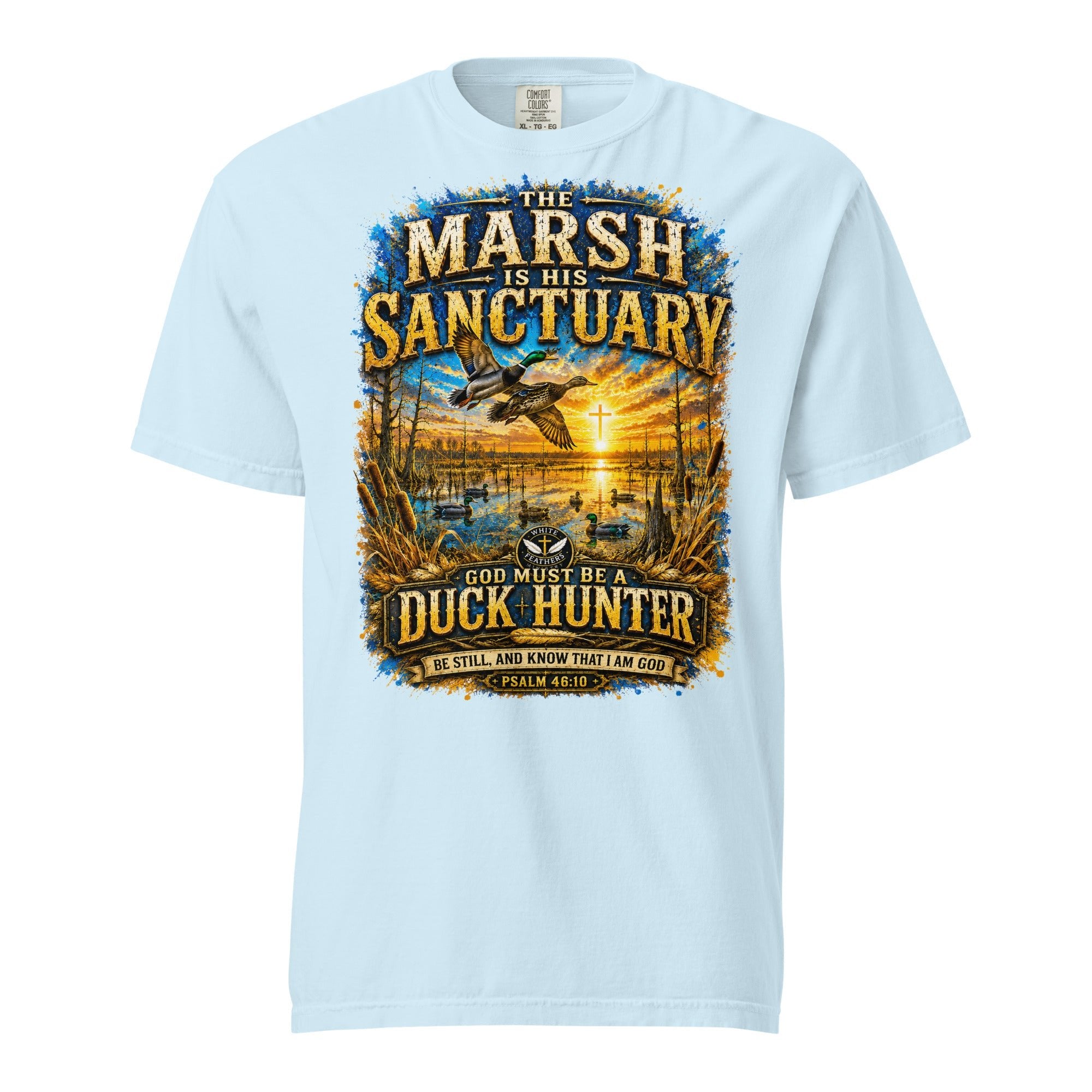 The Marsh Is His Sanctuary Unisex T-Shirt - The White Feathers Ministry