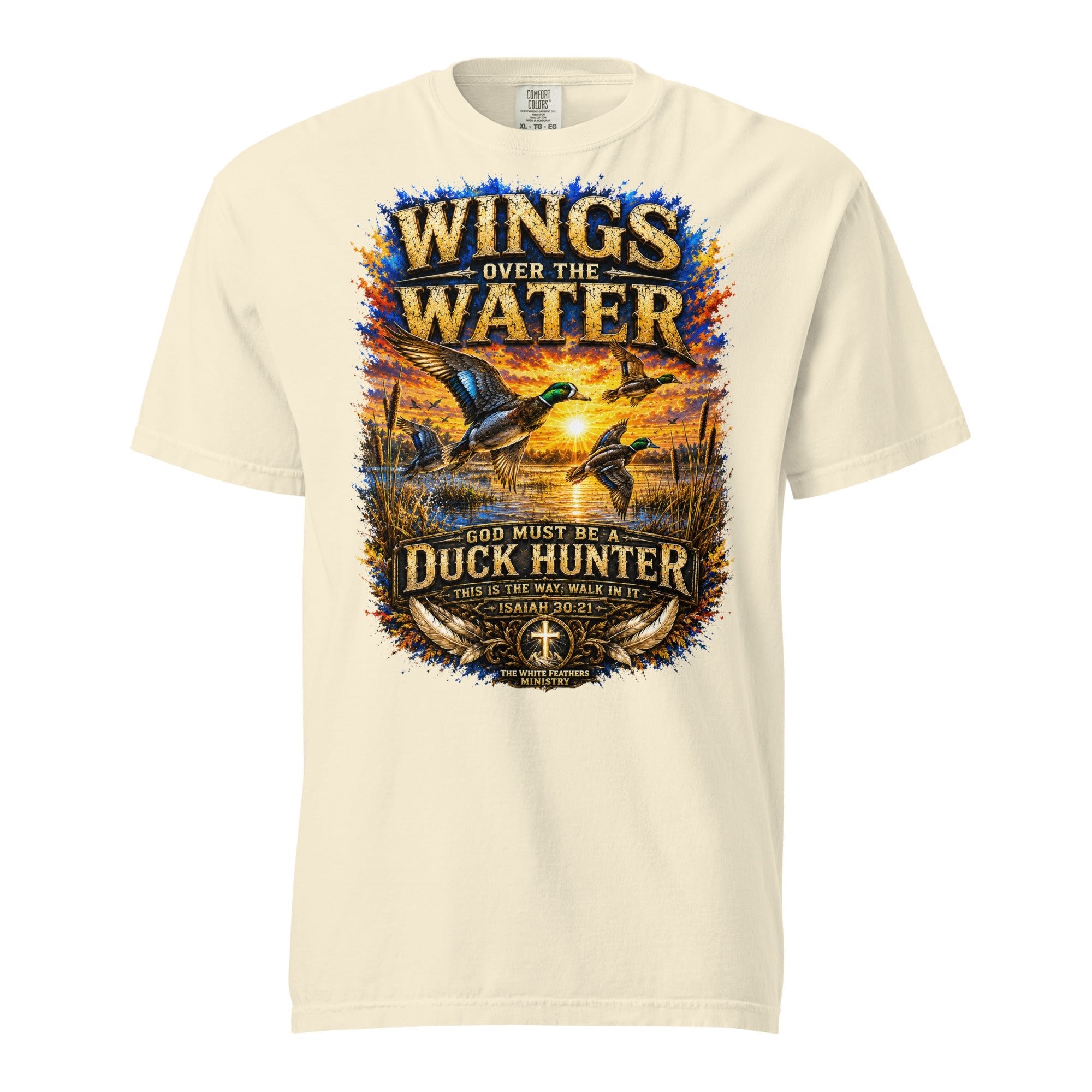 Wings Over the Water Unisex T-Shirt - The White Feathers Ministry
