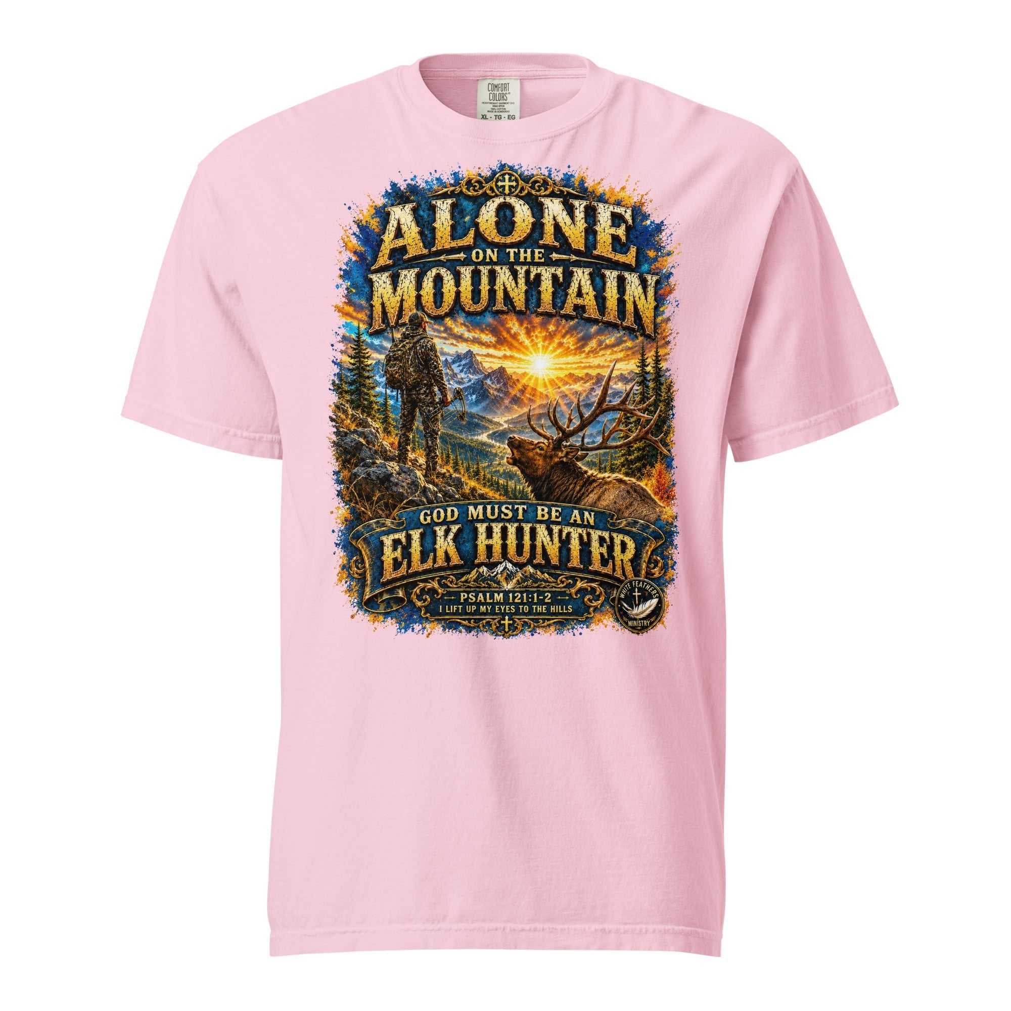Alone on the Mountain Unisex T-Shirt - The White Feathers Ministry