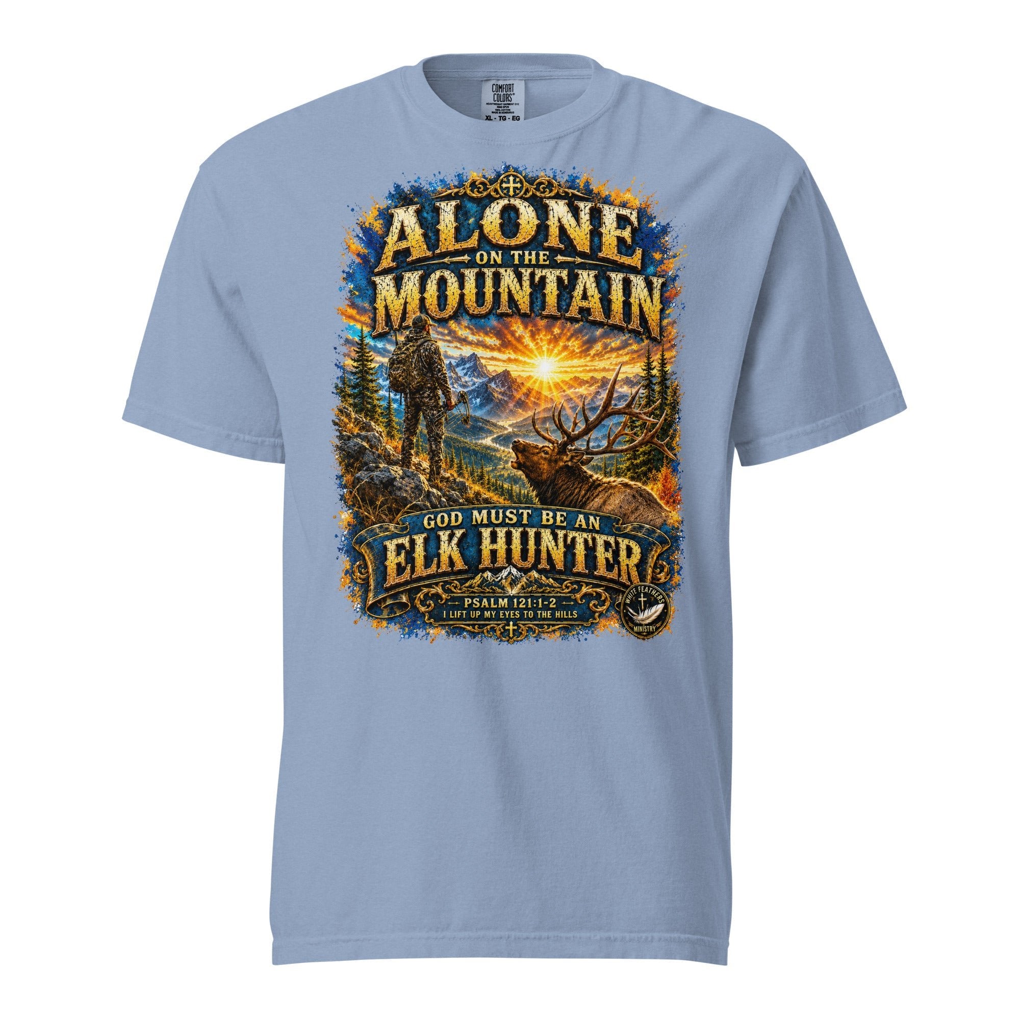 Alone on the Mountain Unisex T-Shirt - The White Feathers Ministry