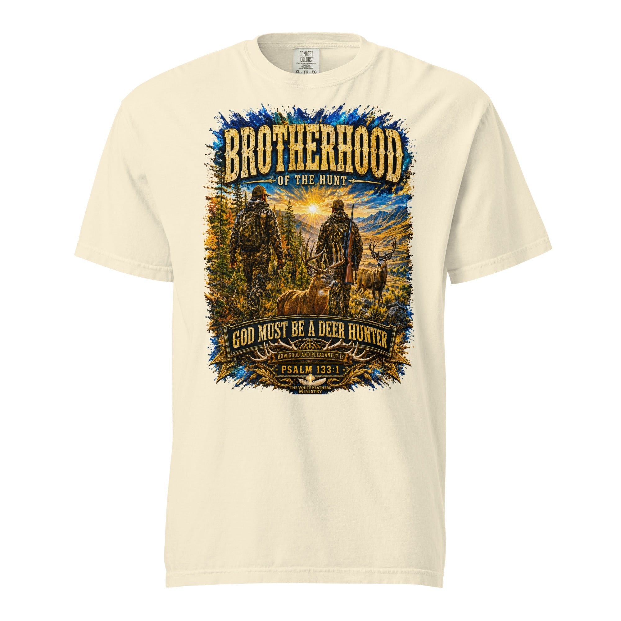 Brotherhood of the Hunt Unisex T-Shirt - The White Feathers Ministry
