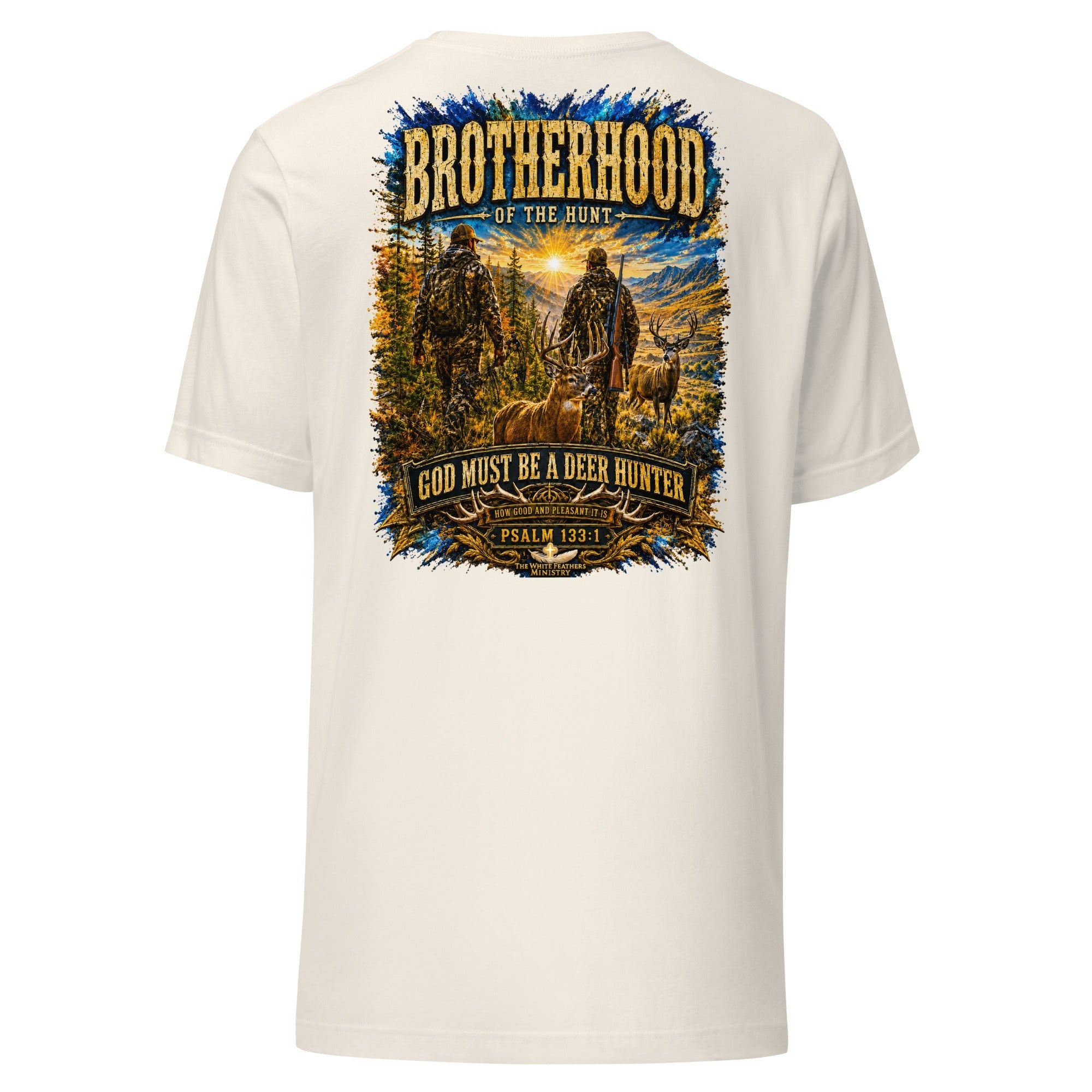 Brotherhood of the Hunt Unisex T-Shirt - The White Feathers Ministry