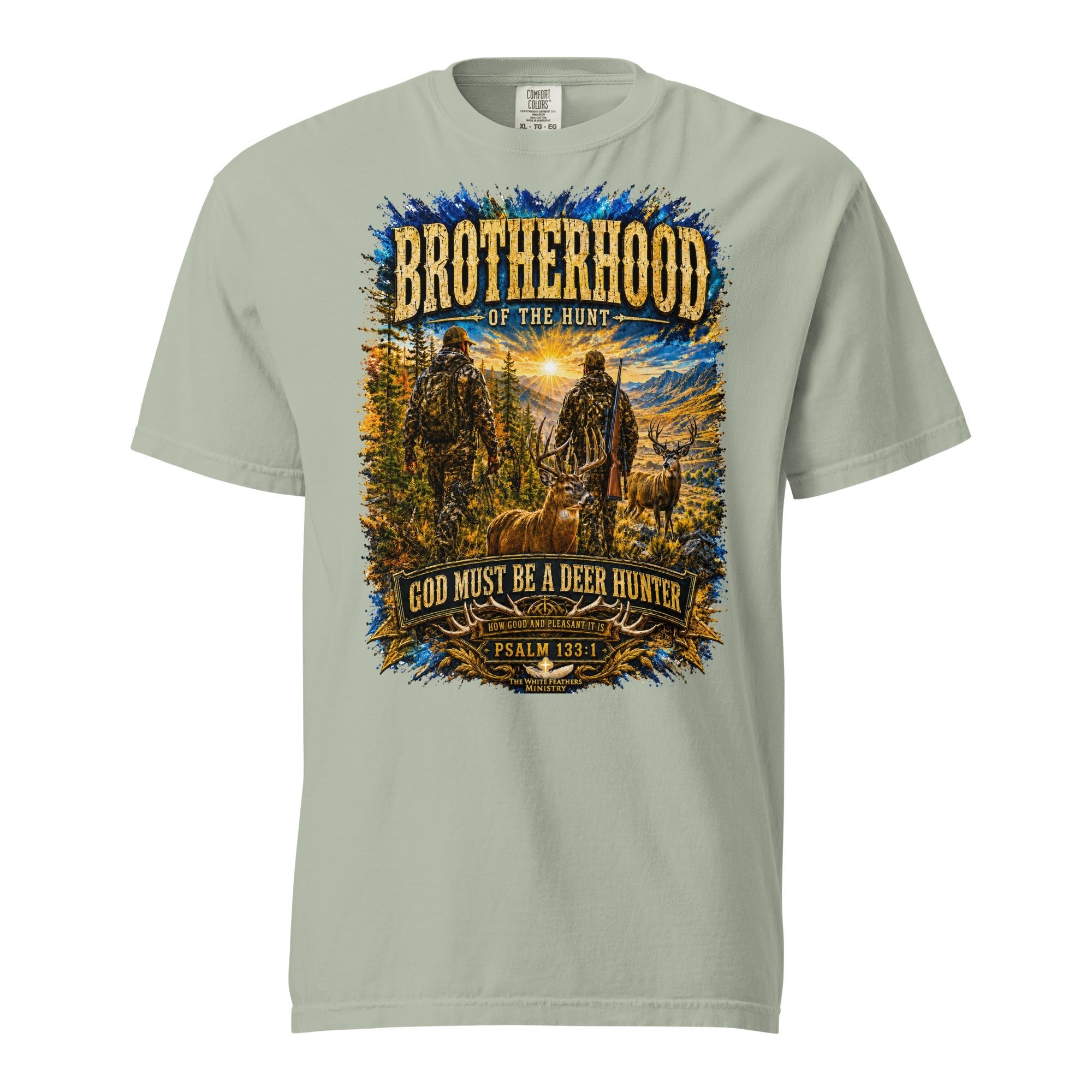 Brotherhood of the Hunt Unisex T-Shirt - The White Feathers Ministry