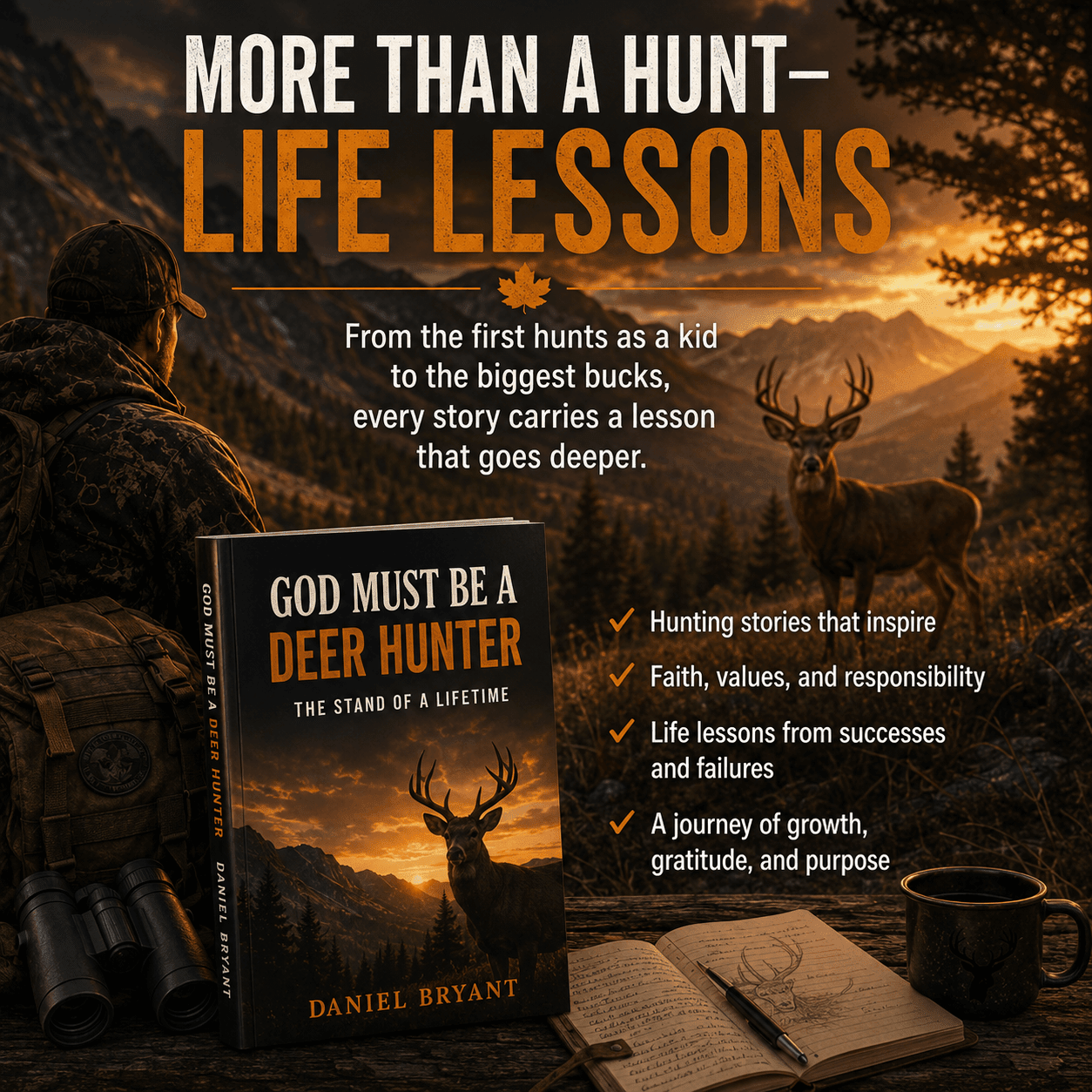 God Must Be a Deer Hunter | Book | Faith | Deer Hunting - The White Feathers Ministry