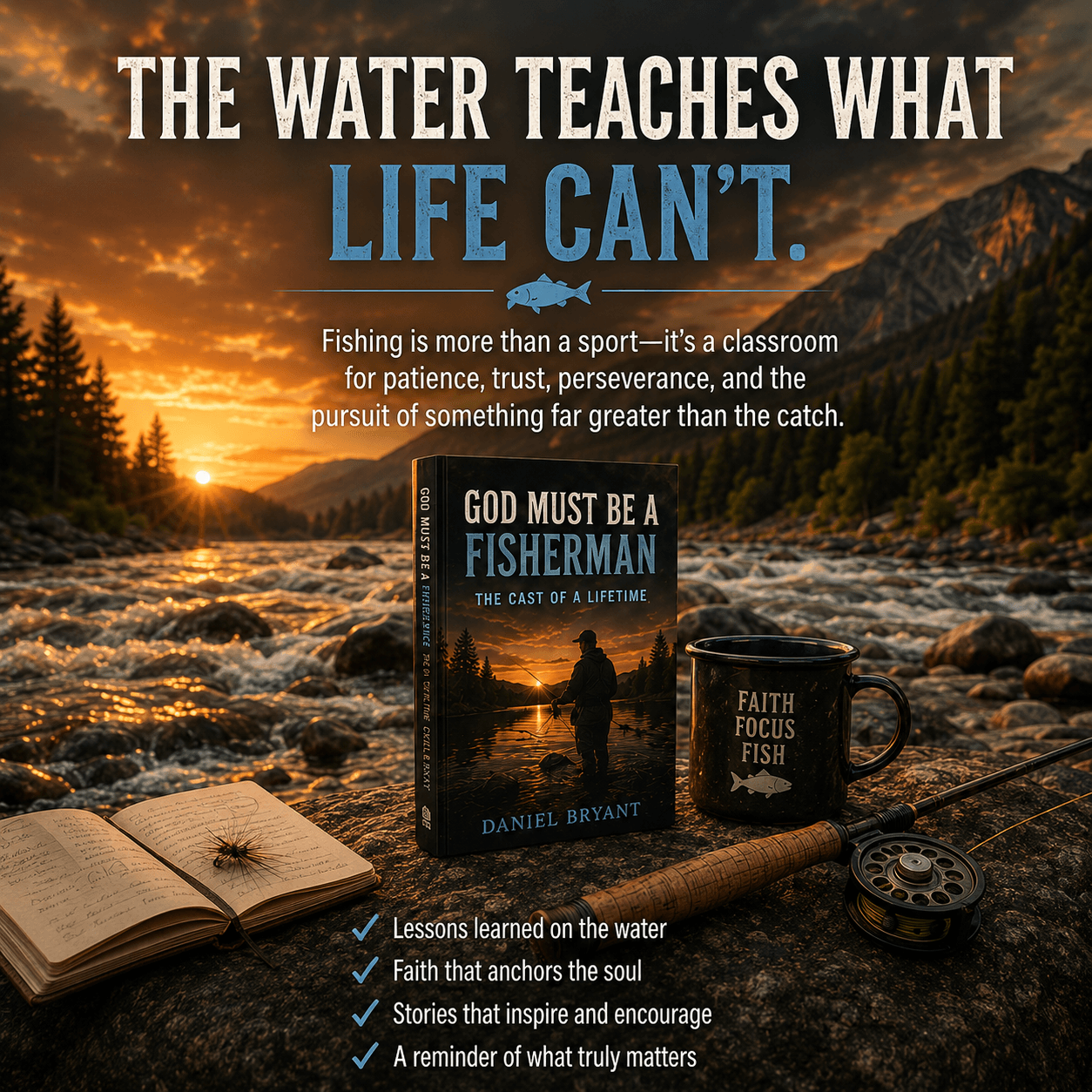 God Must Be a Fisherman | Book | Faith | Fishing - The White Feathers Ministry