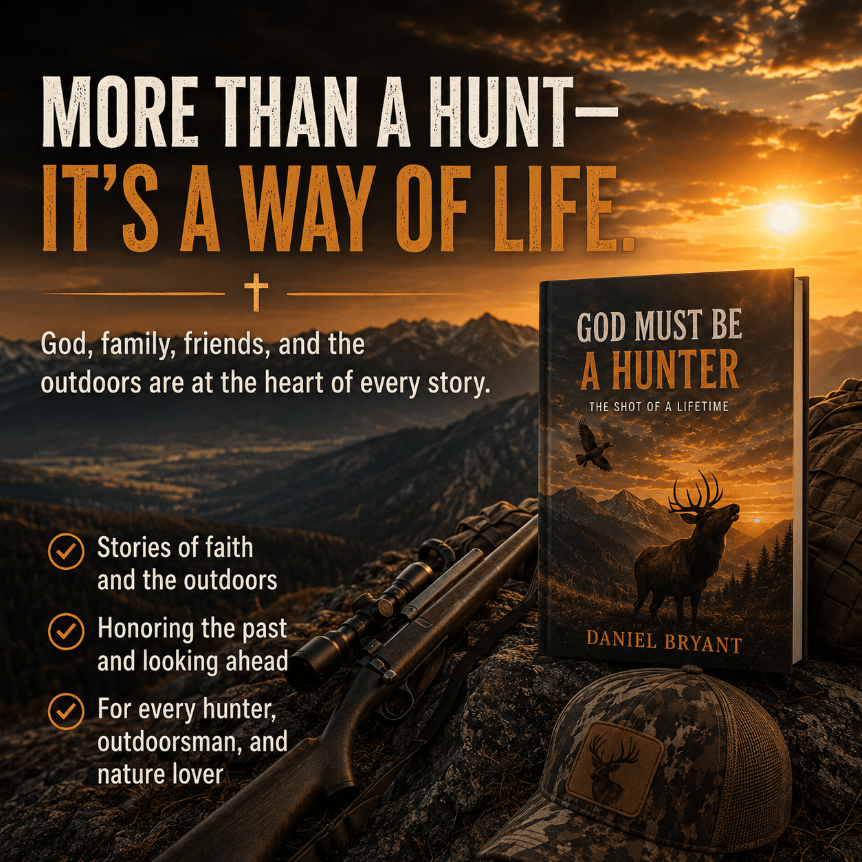 God Must Be a Hunter | Book | Faith | Hunting - The White Feathers Ministry