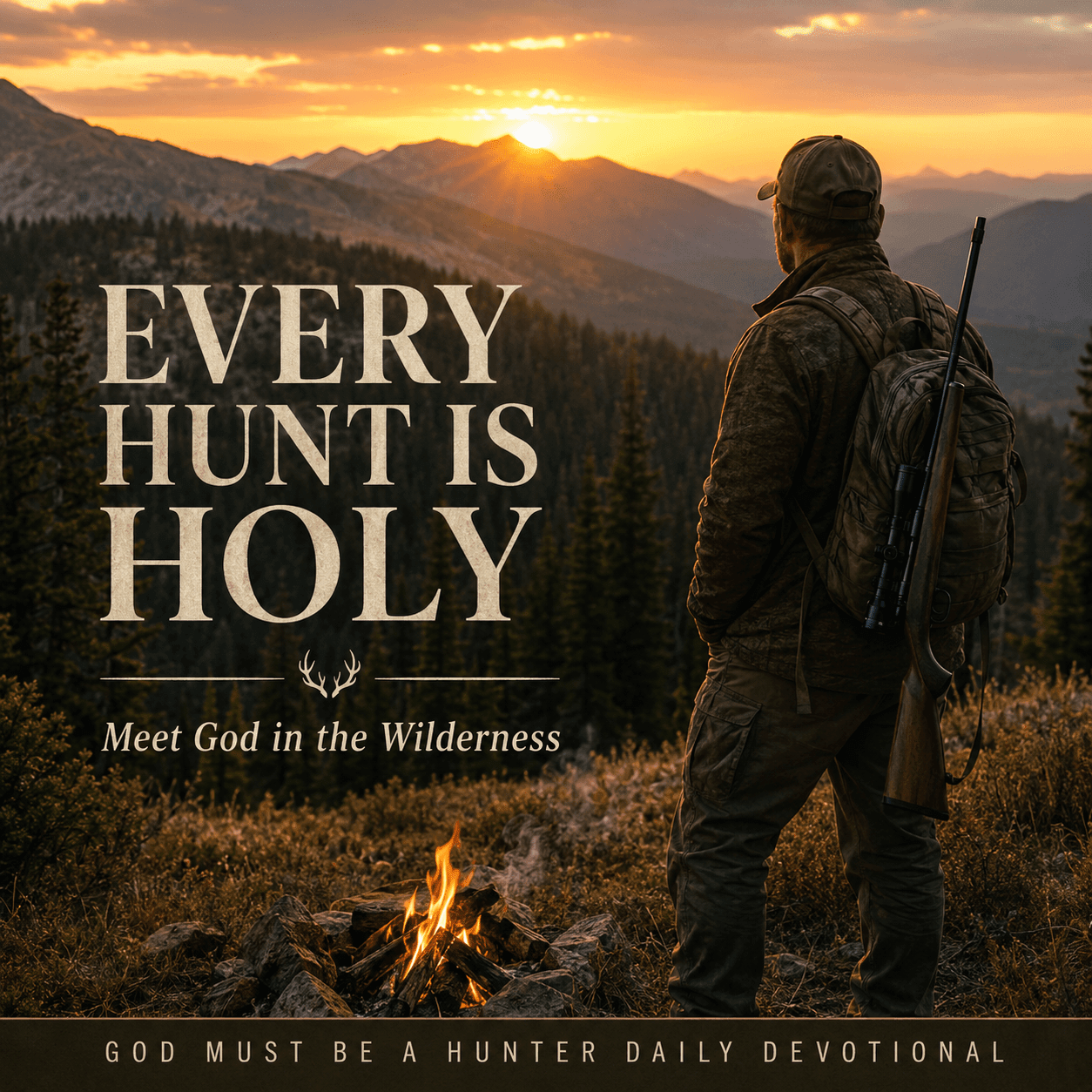 God Must Be a Hunter Devotional | Book | Faith | 31 Day Devotional | Hunting - The White Feathers Ministry