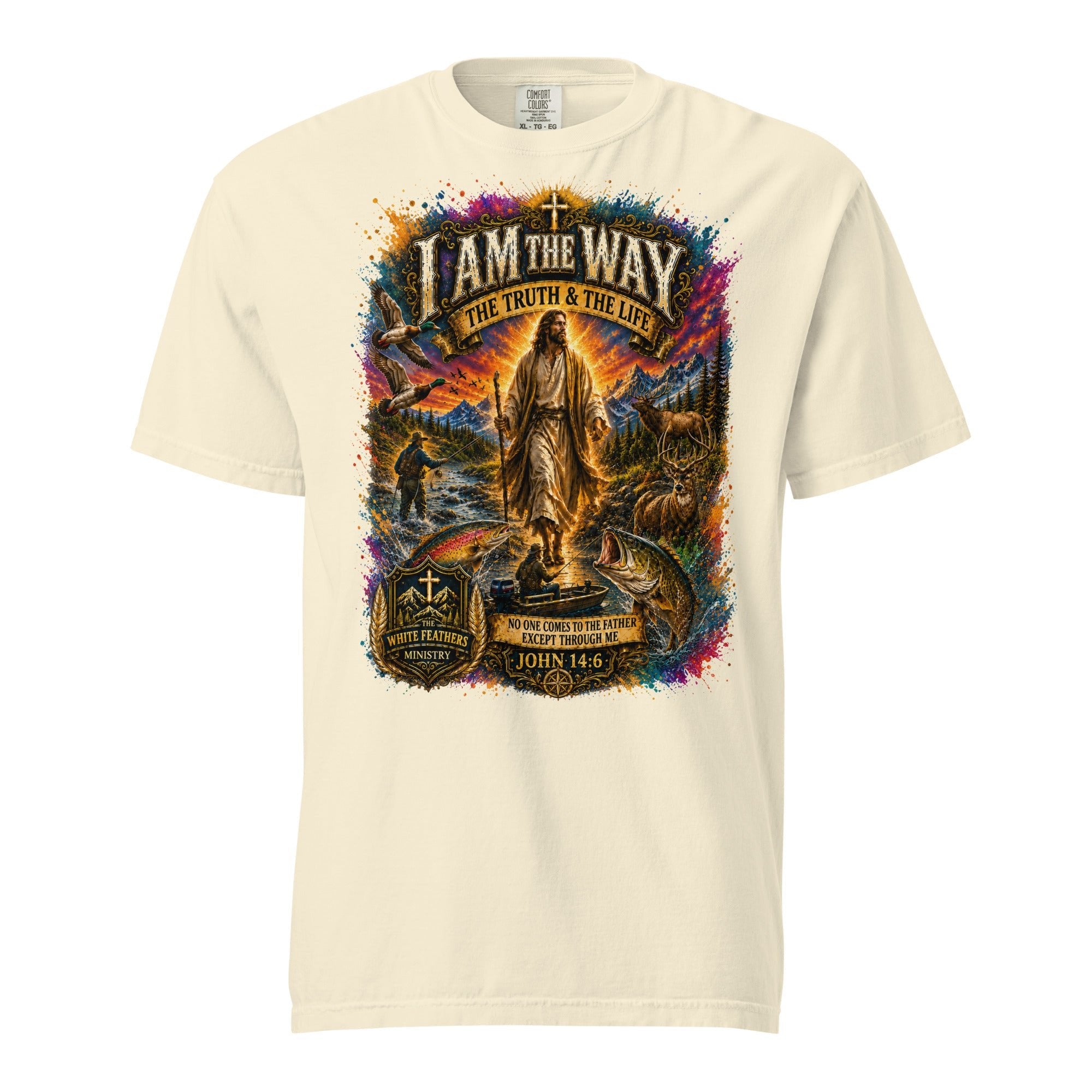 I Am the Way Christian T-Shirt - The White Feathers Ministry