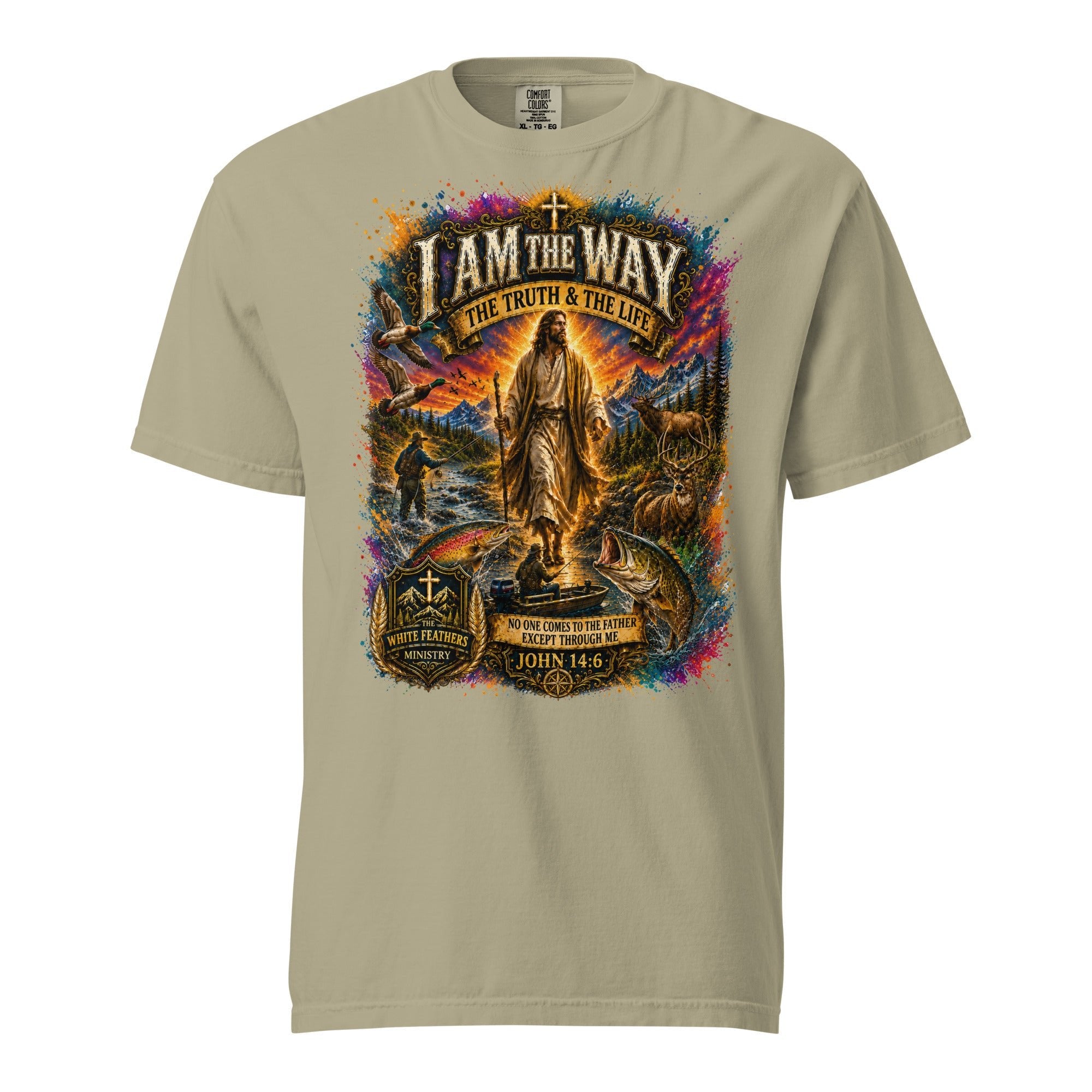 I Am the Way Christian T-Shirt - The White Feathers Ministry