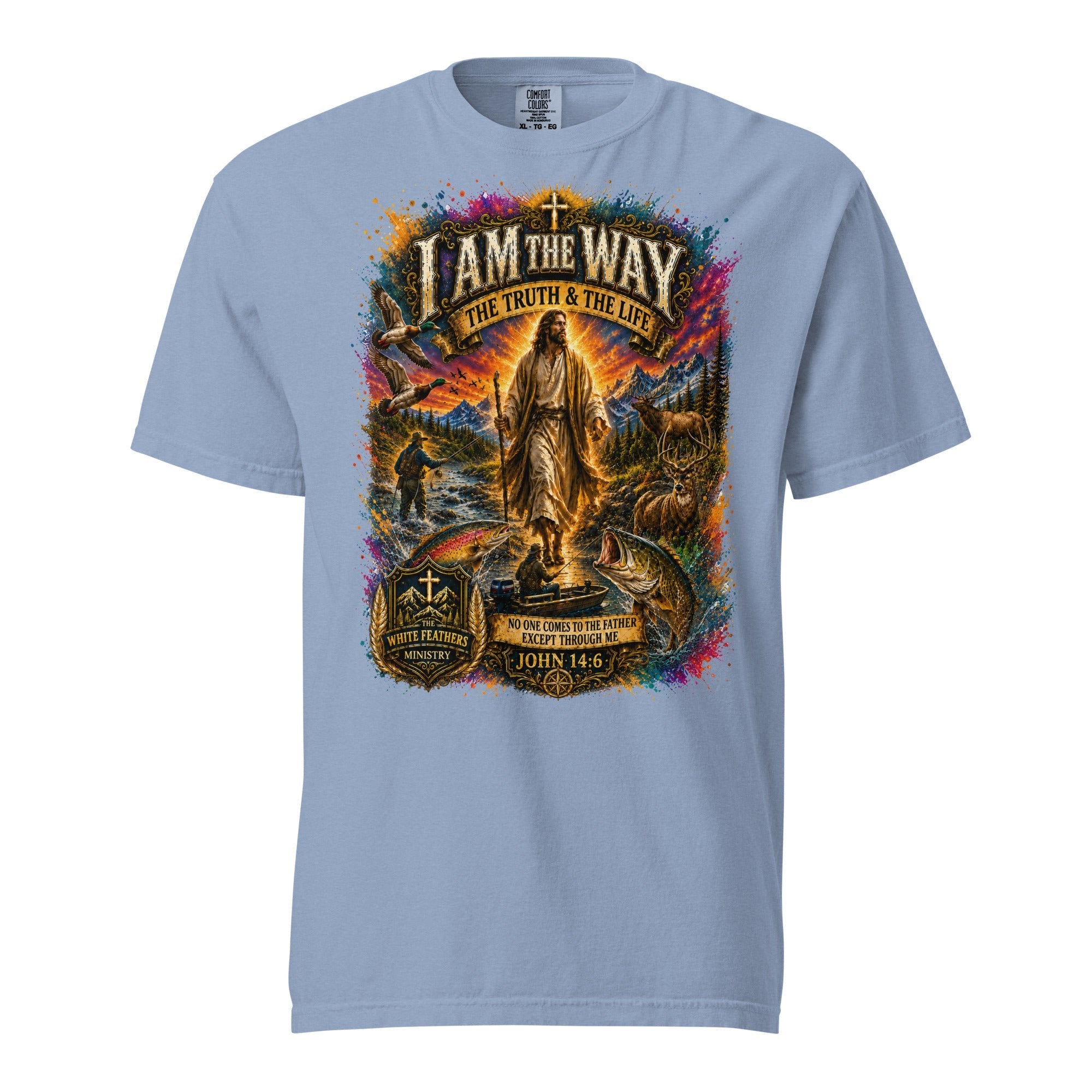 I Am the Way Christian T-Shirt - The White Feathers Ministry