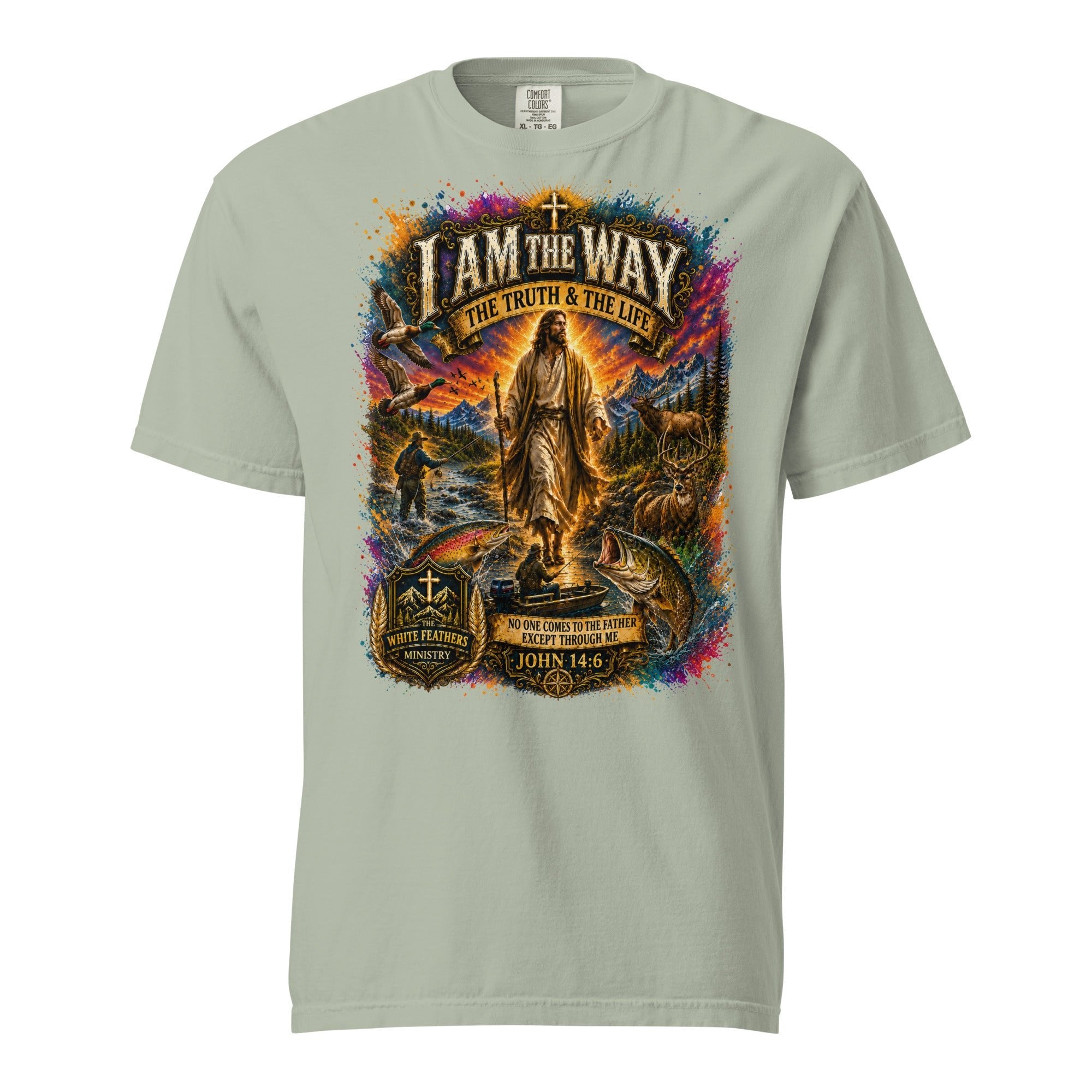 I Am the Way Christian T-Shirt - The White Feathers Ministry
