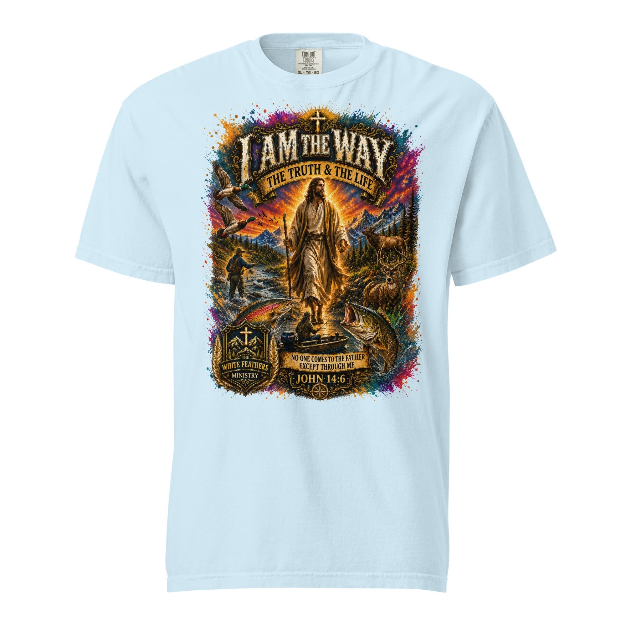 I Am the Way Christian T-Shirt - The White Feathers Ministry