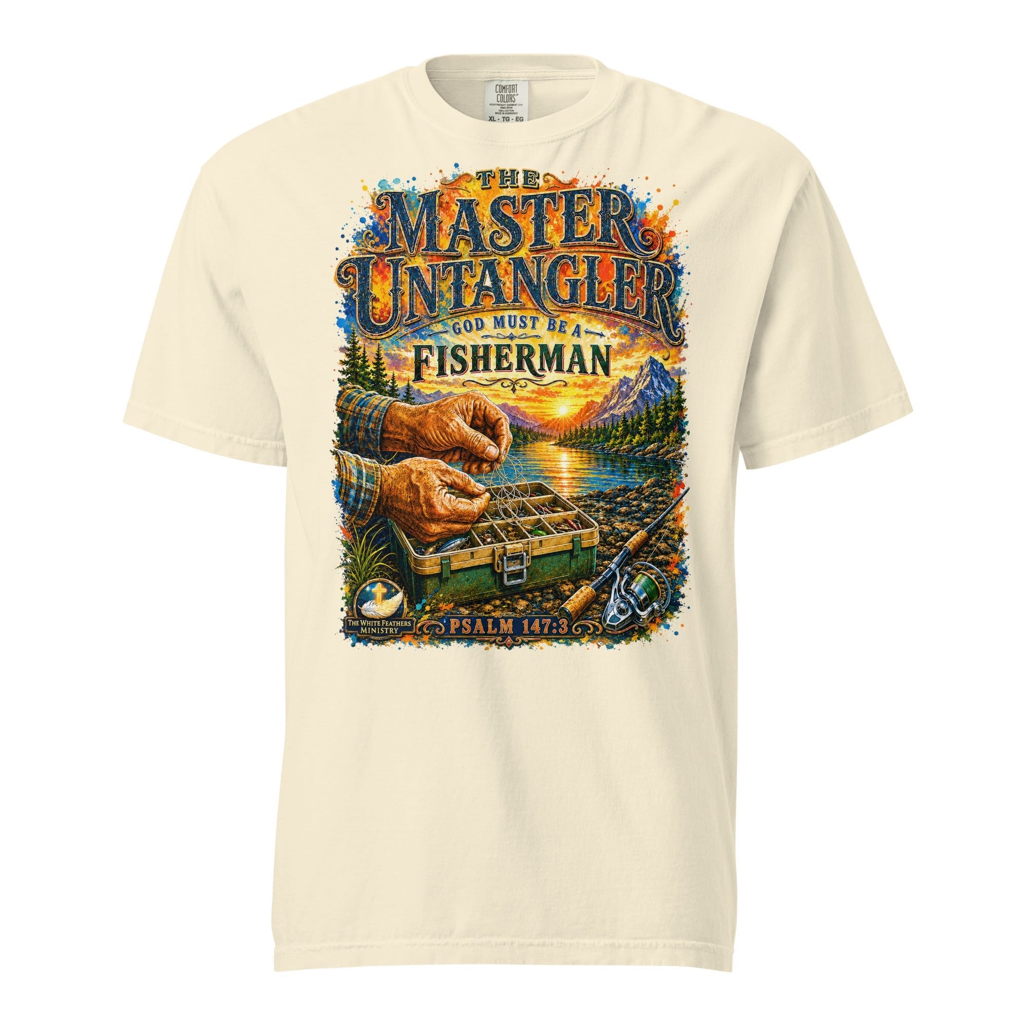 Master Untangler Fishing Unisex T-Shirt - The White Feathers Ministry