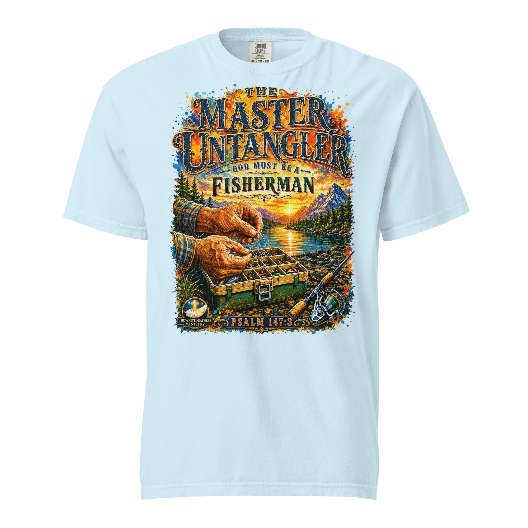 Master Untangler Fishing Unisex T-Shirt - The White Feathers Ministry