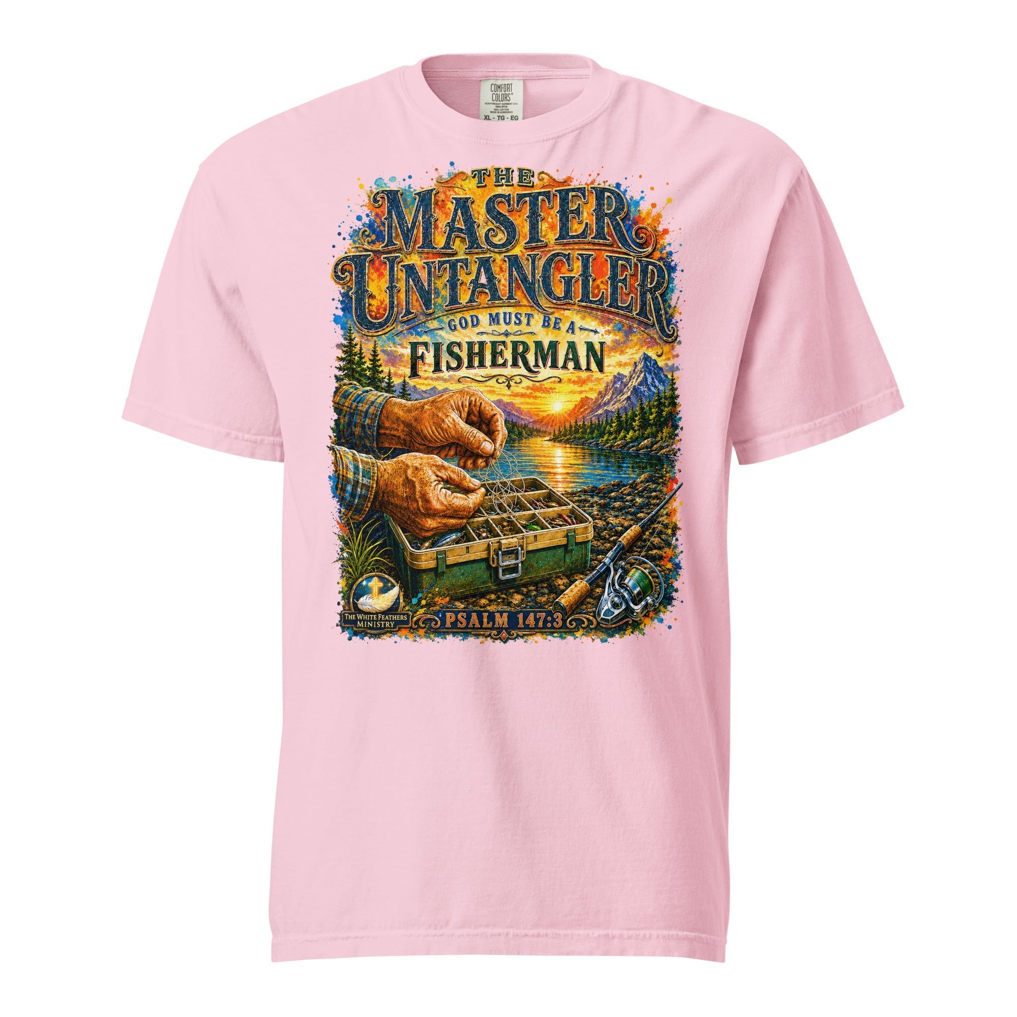 Master Untangler Fishing Unisex T-Shirt - The White Feathers Ministry