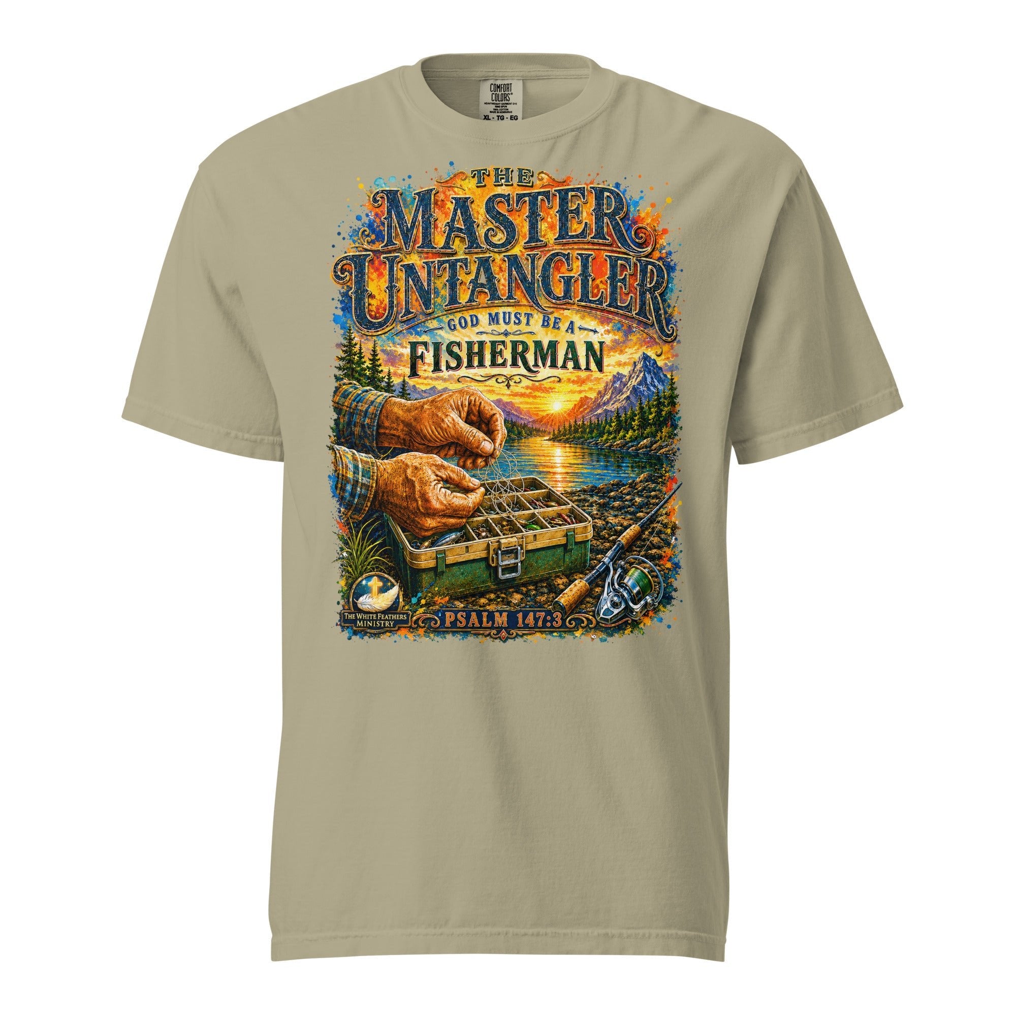 Master Untangler Fishing Unisex T-Shirt - The White Feathers Ministry
