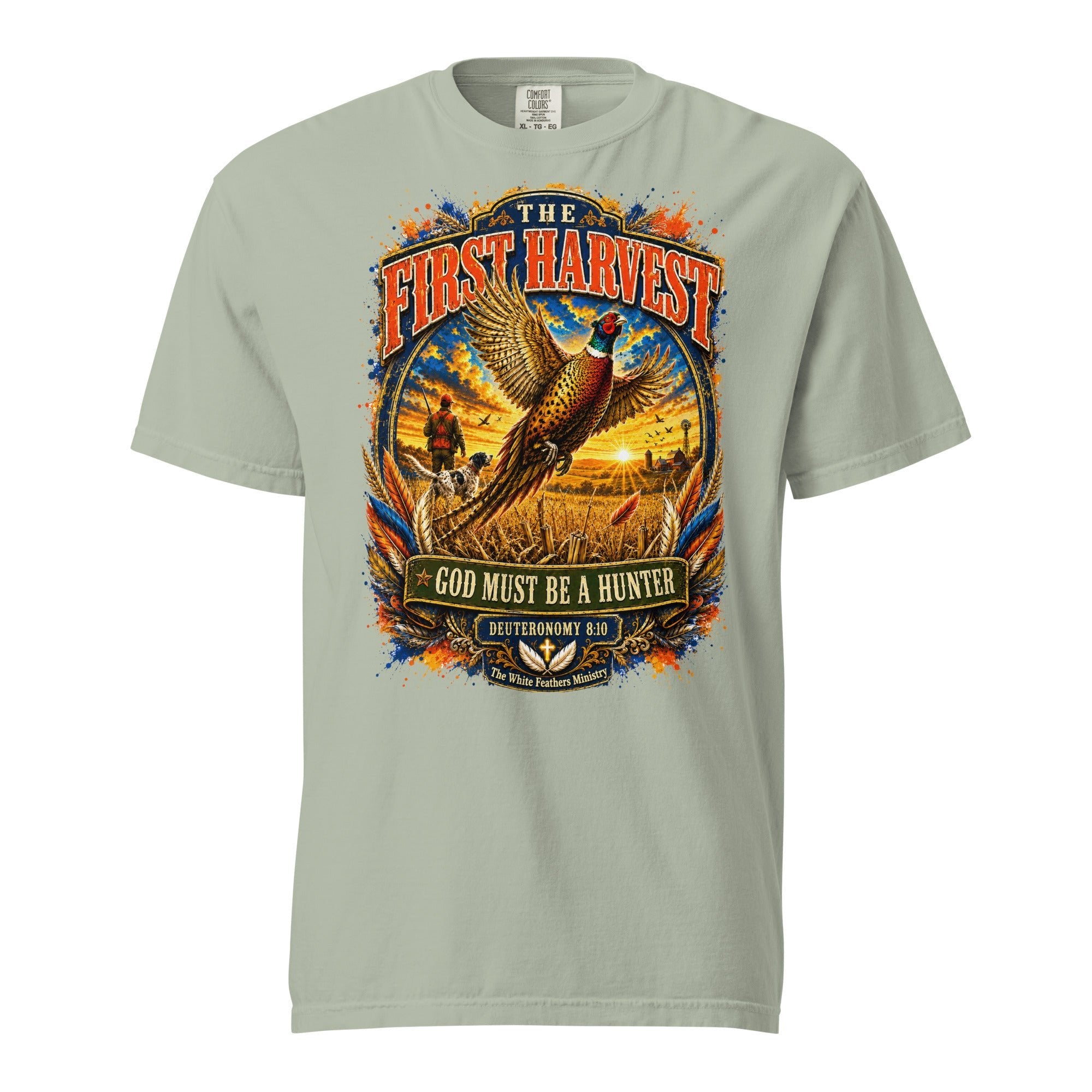 The First Harvest Hunting Unisex T-Shirt - The White Feathers Ministry