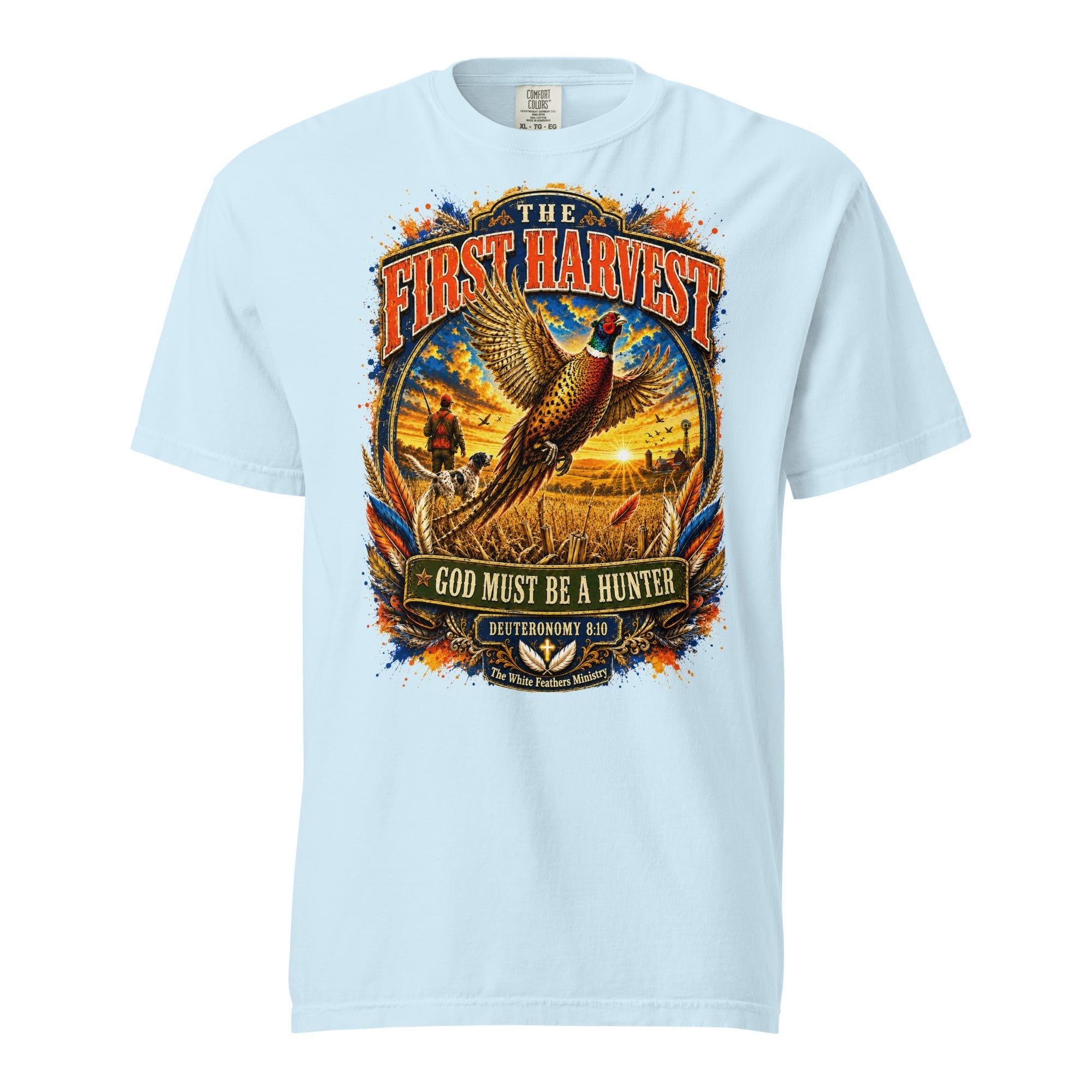 The First Harvest Hunting Unisex T-Shirt - The White Feathers Ministry