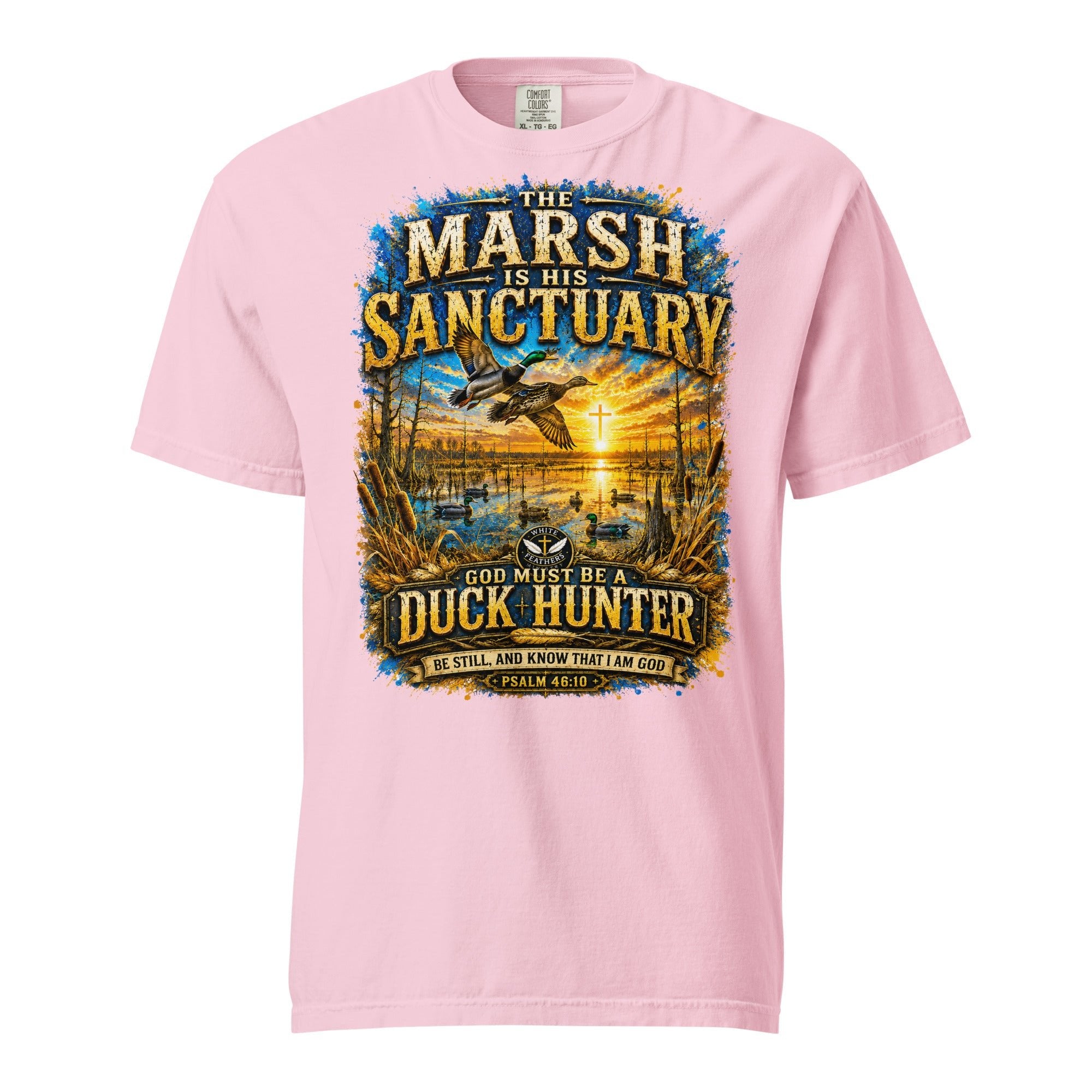 The Marsh Is His Sanctuary Unisex T-Shirt - The White Feathers Ministry