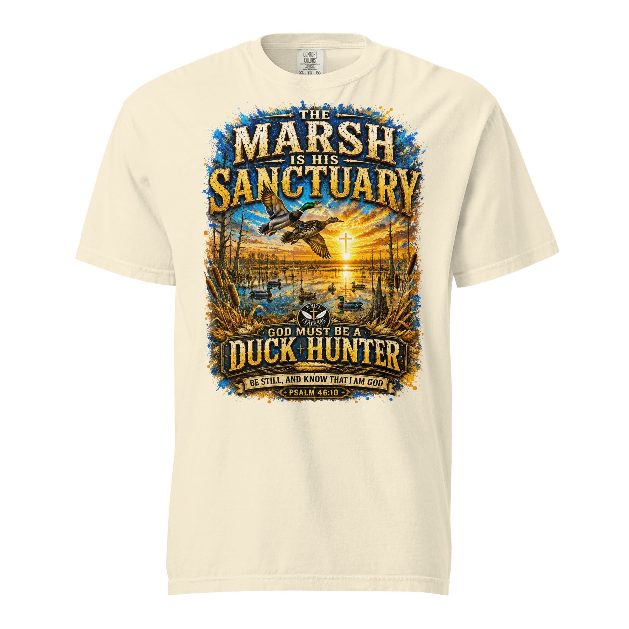 The Marsh Is His Sanctuary Unisex T-Shirt - The White Feathers Ministry