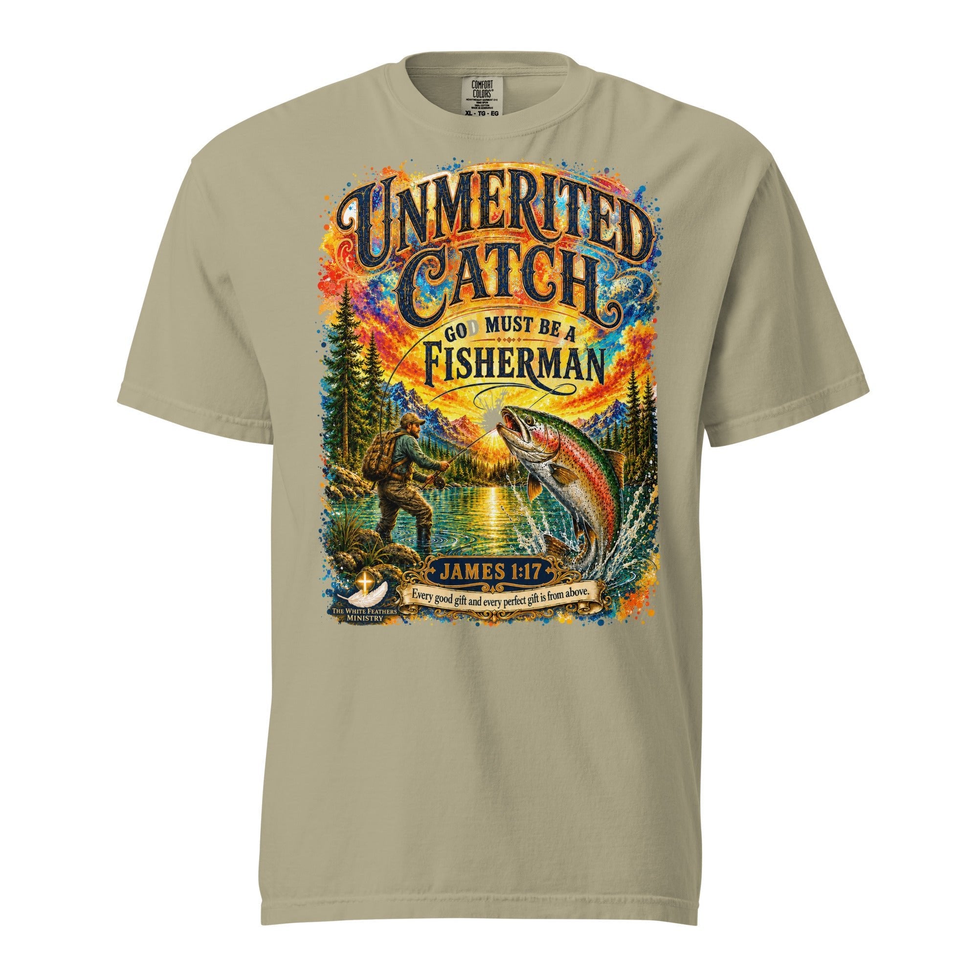 Unmerited Catch Unisex T-Shirt - The White Feathers Ministry