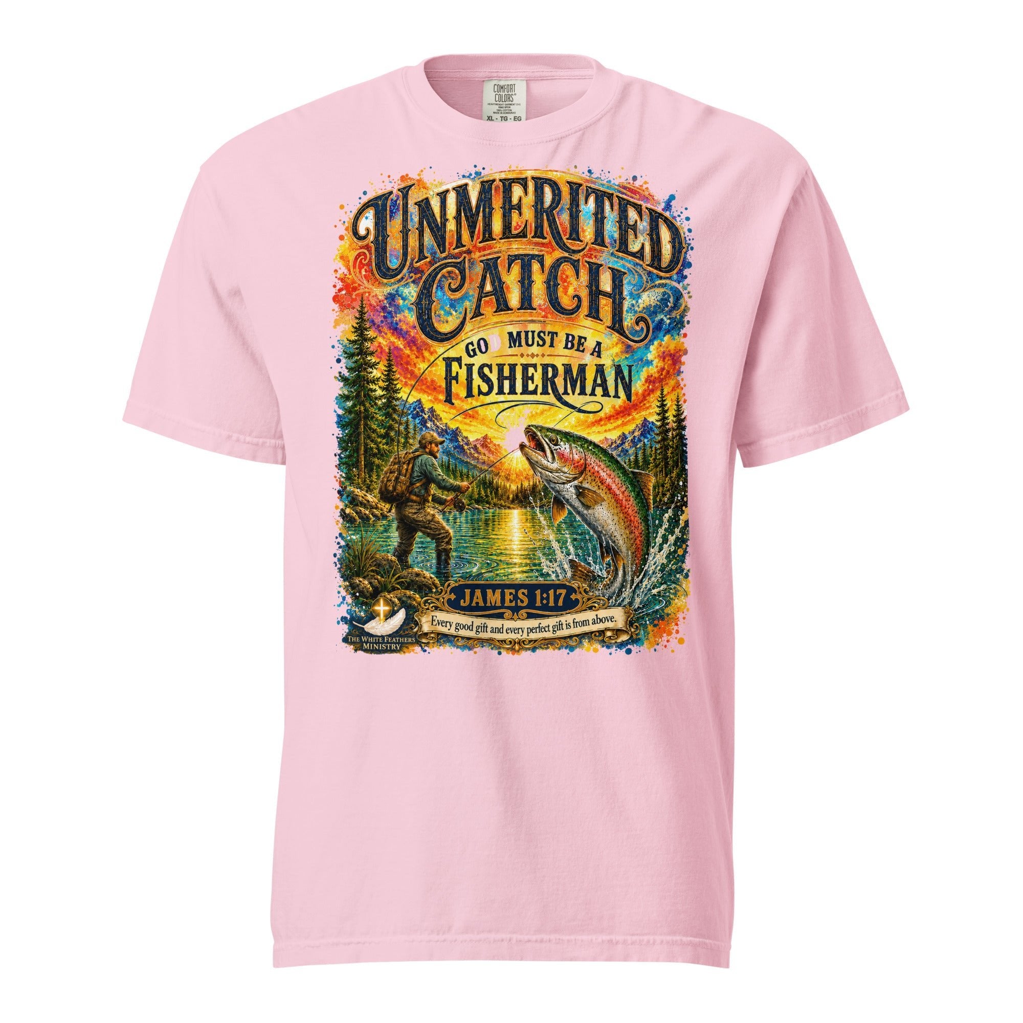 Unmerited Catch Unisex T-Shirt - The White Feathers Ministry