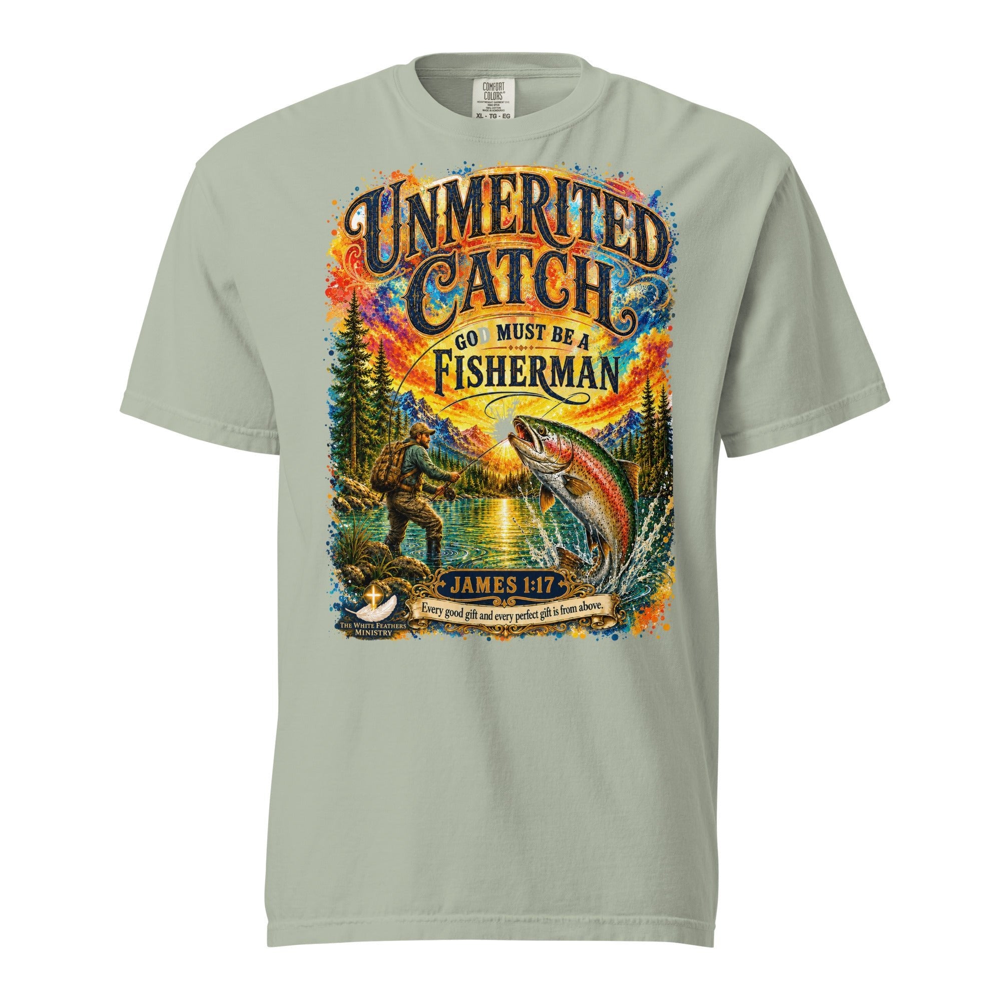 Unmerited Catch Unisex T-Shirt - The White Feathers Ministry