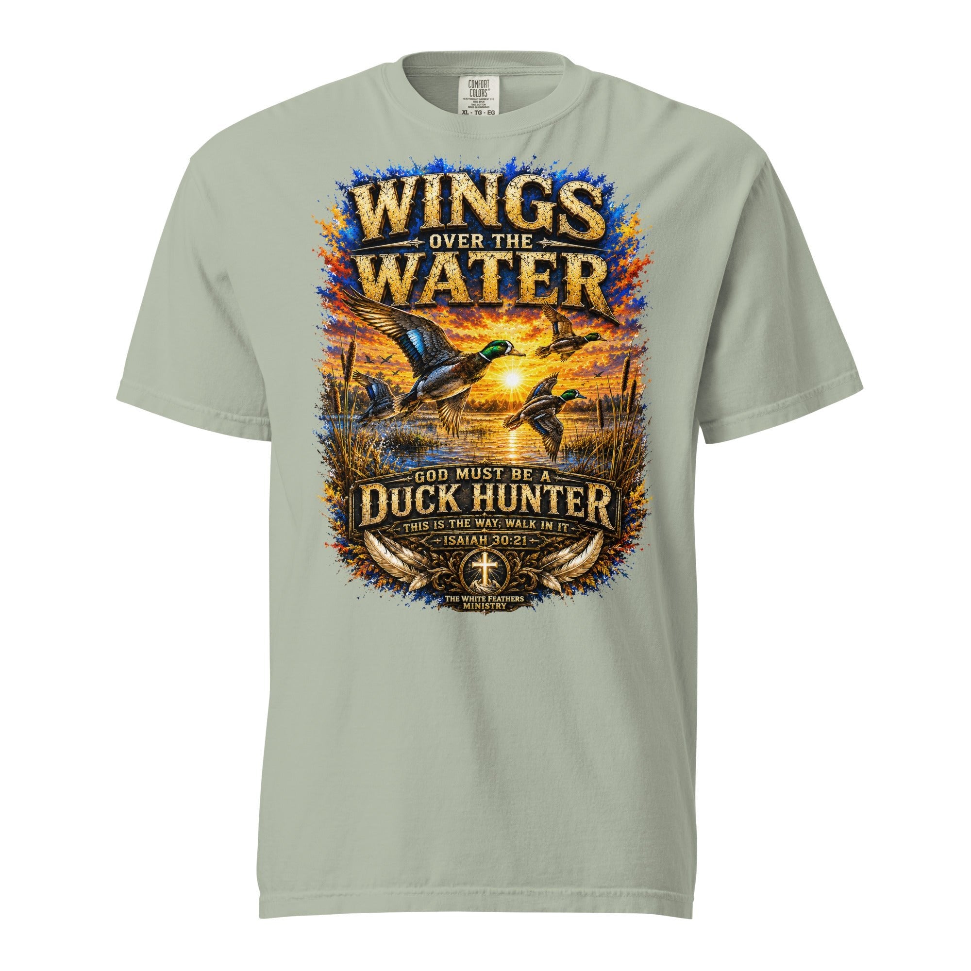 Wings Over the Water Unisex T-Shirt - The White Feathers Ministry