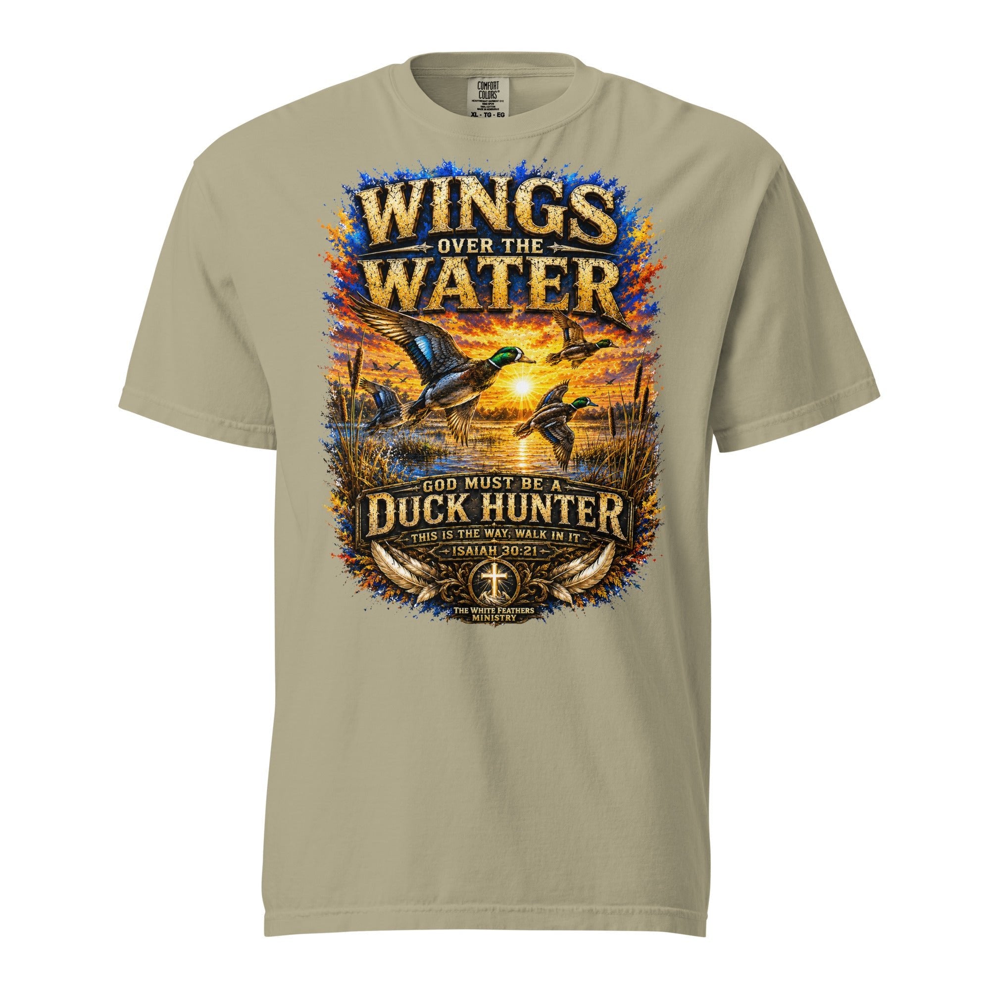 Wings Over the Water Unisex T-Shirt - The White Feathers Ministry