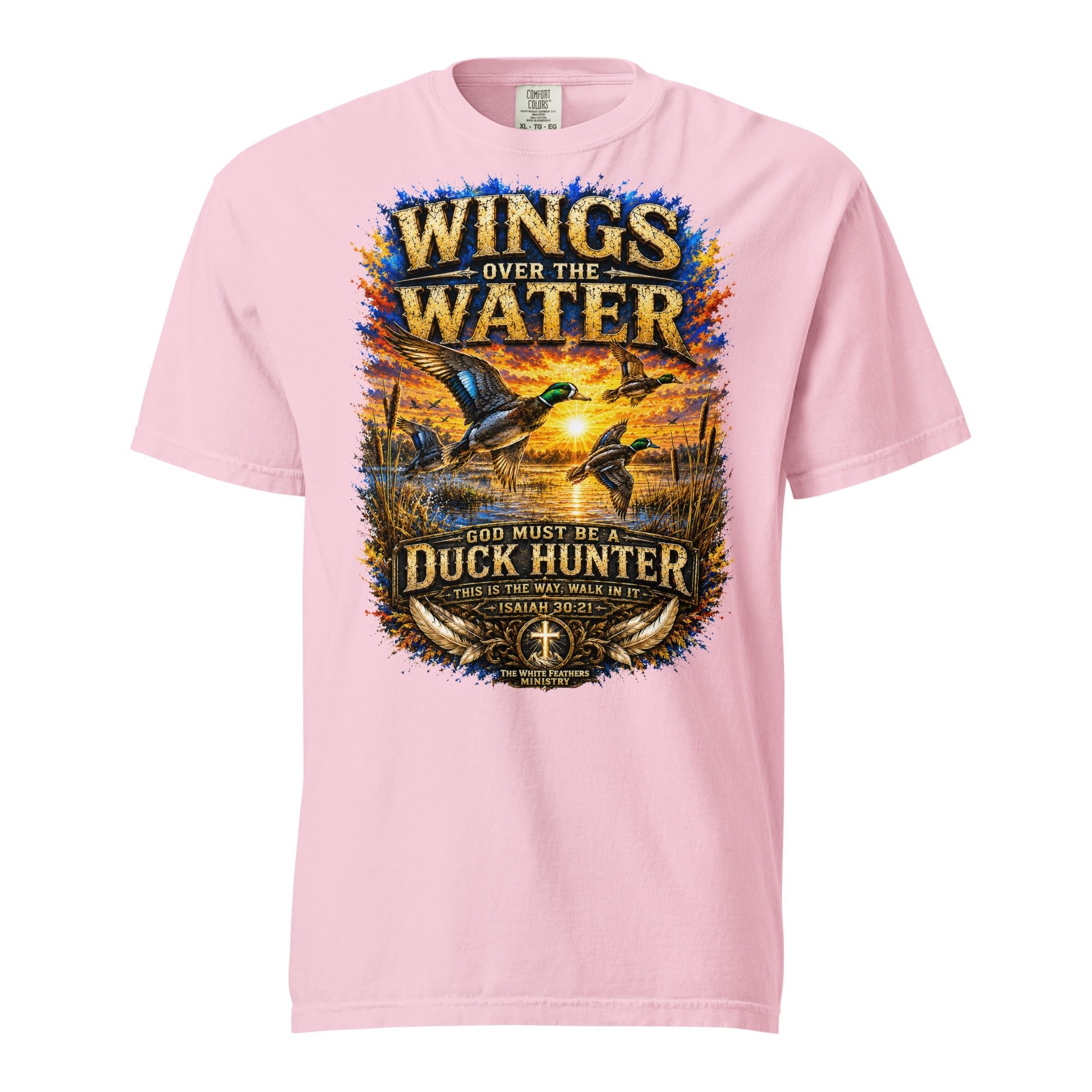 Wings Over the Water Unisex T-Shirt - The White Feathers Ministry